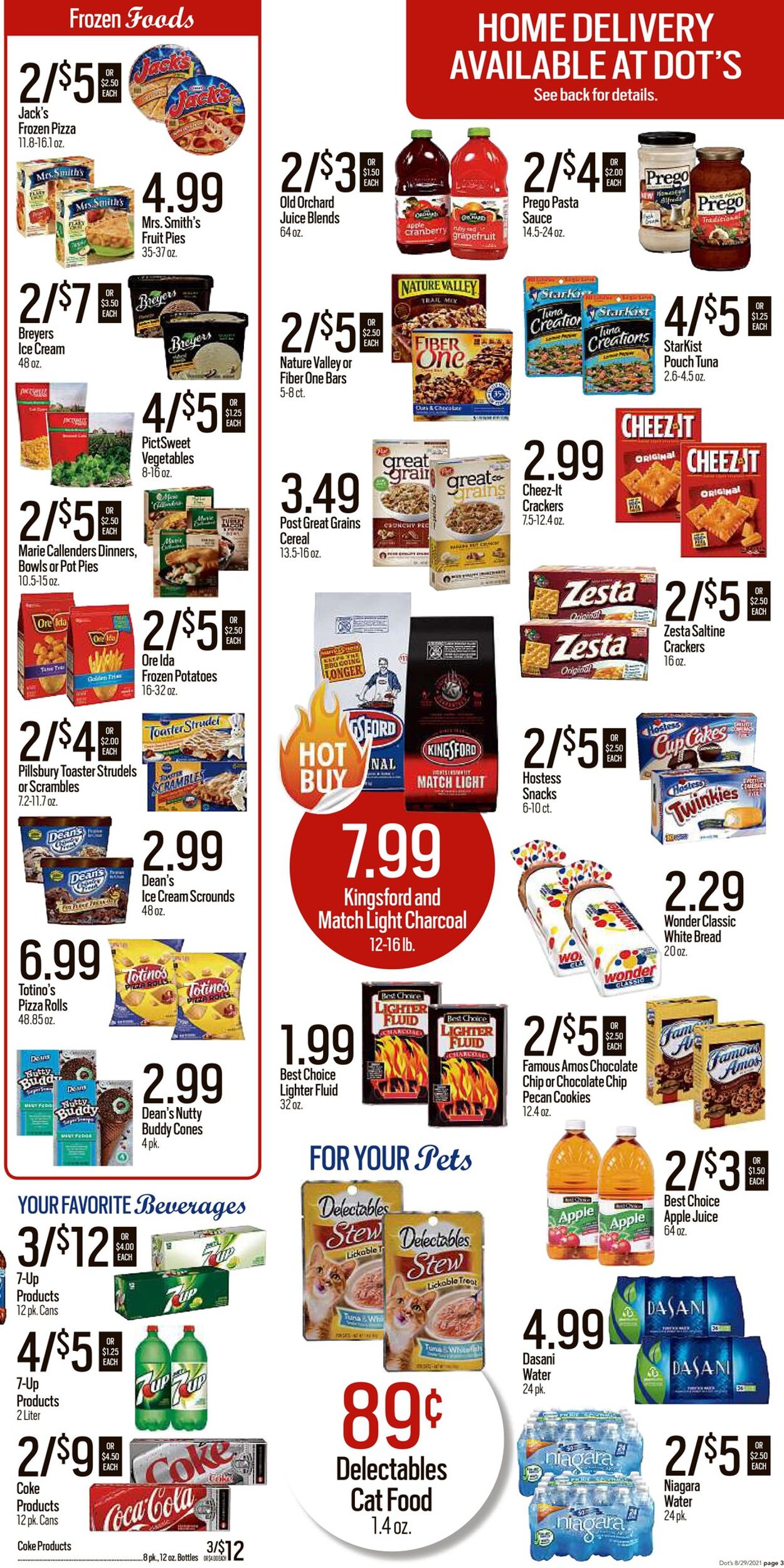 Dot's Market Ad from 08/30/2021