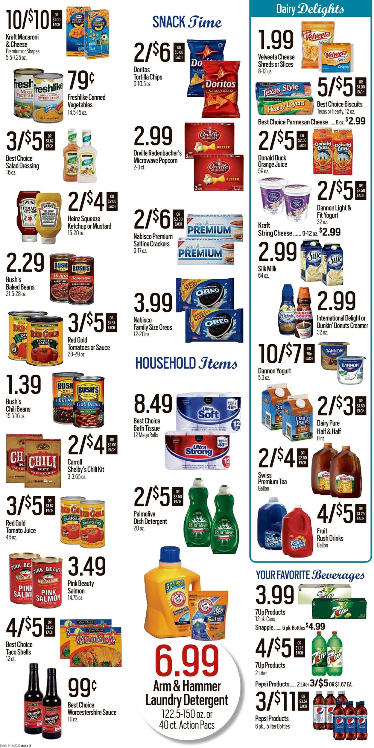 Dot's Market Ad from 01/17/2022
