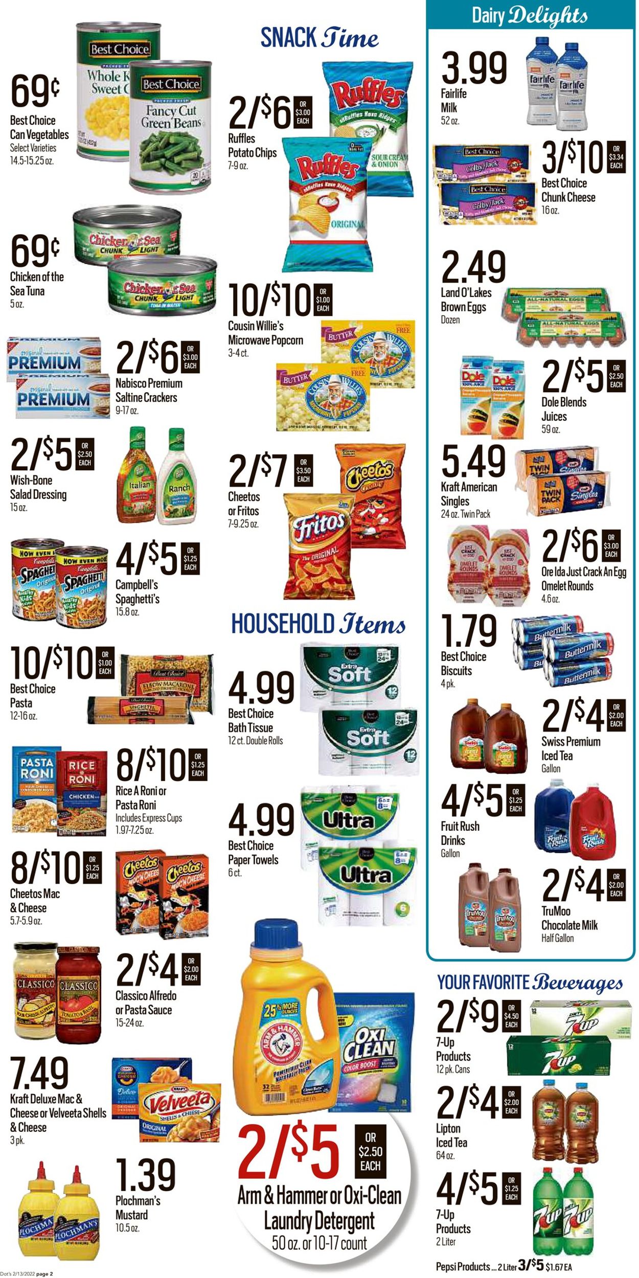 Dot's Market Ad from 02/14/2022