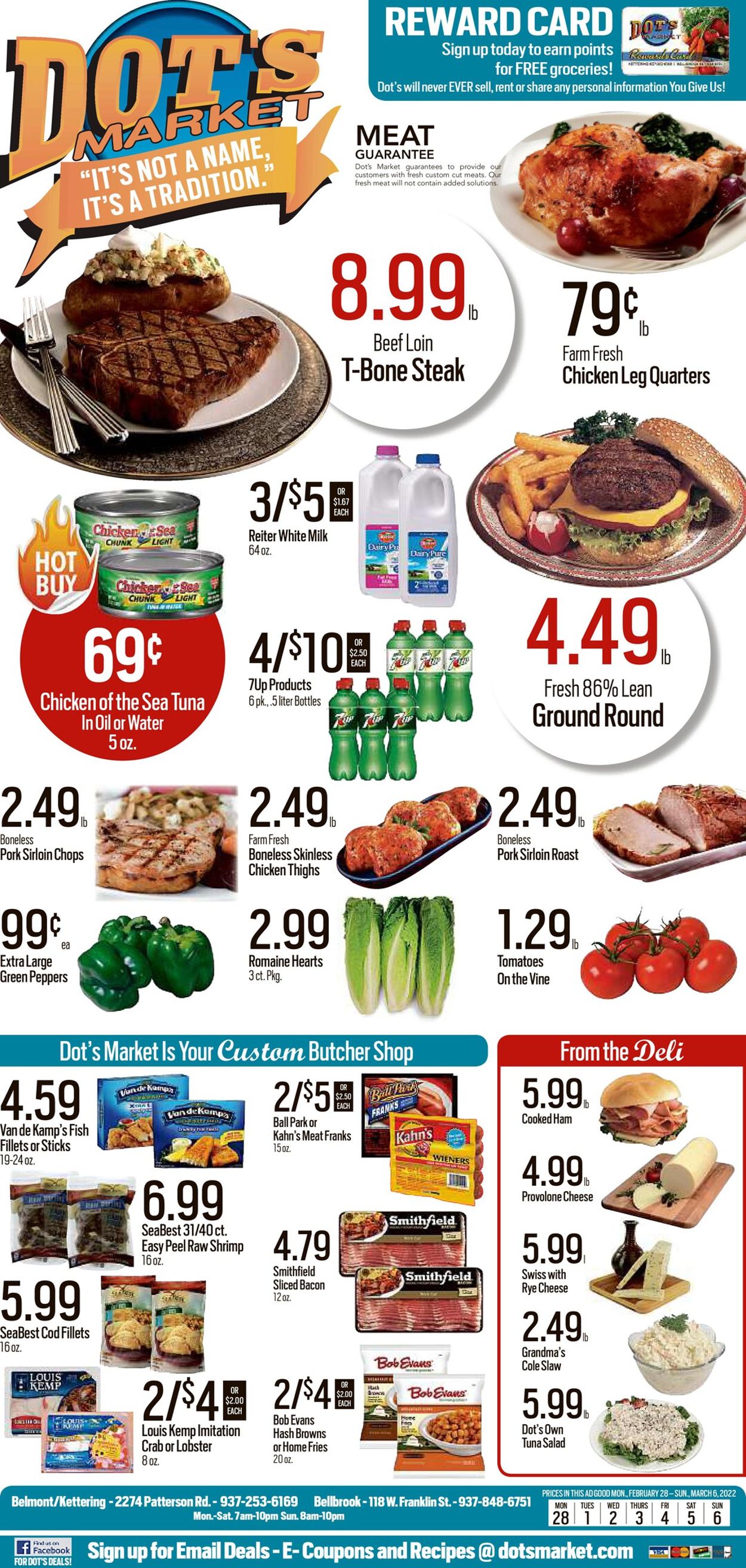Dot's Market Ad from 02/28/2022
