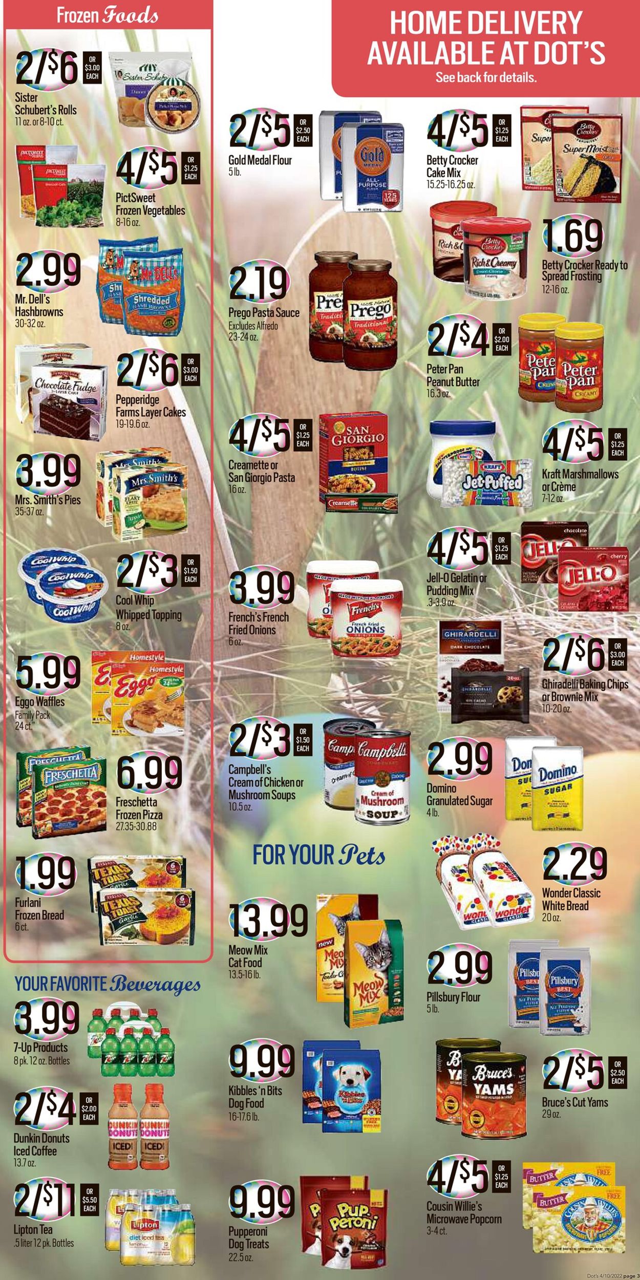 Dot's Market Ad from 04/11/2022