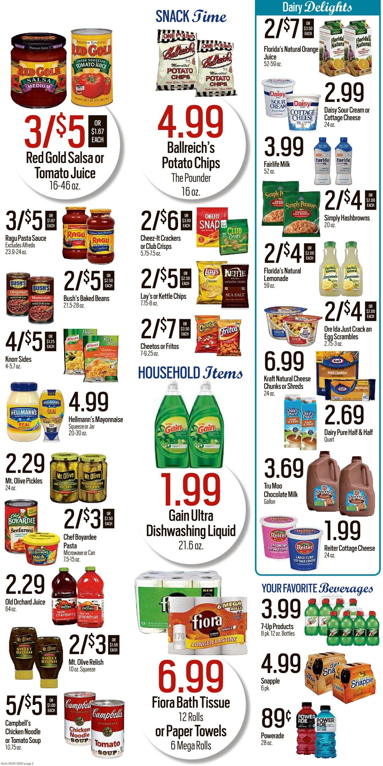 Dot's Market Ad from 05/02/2022