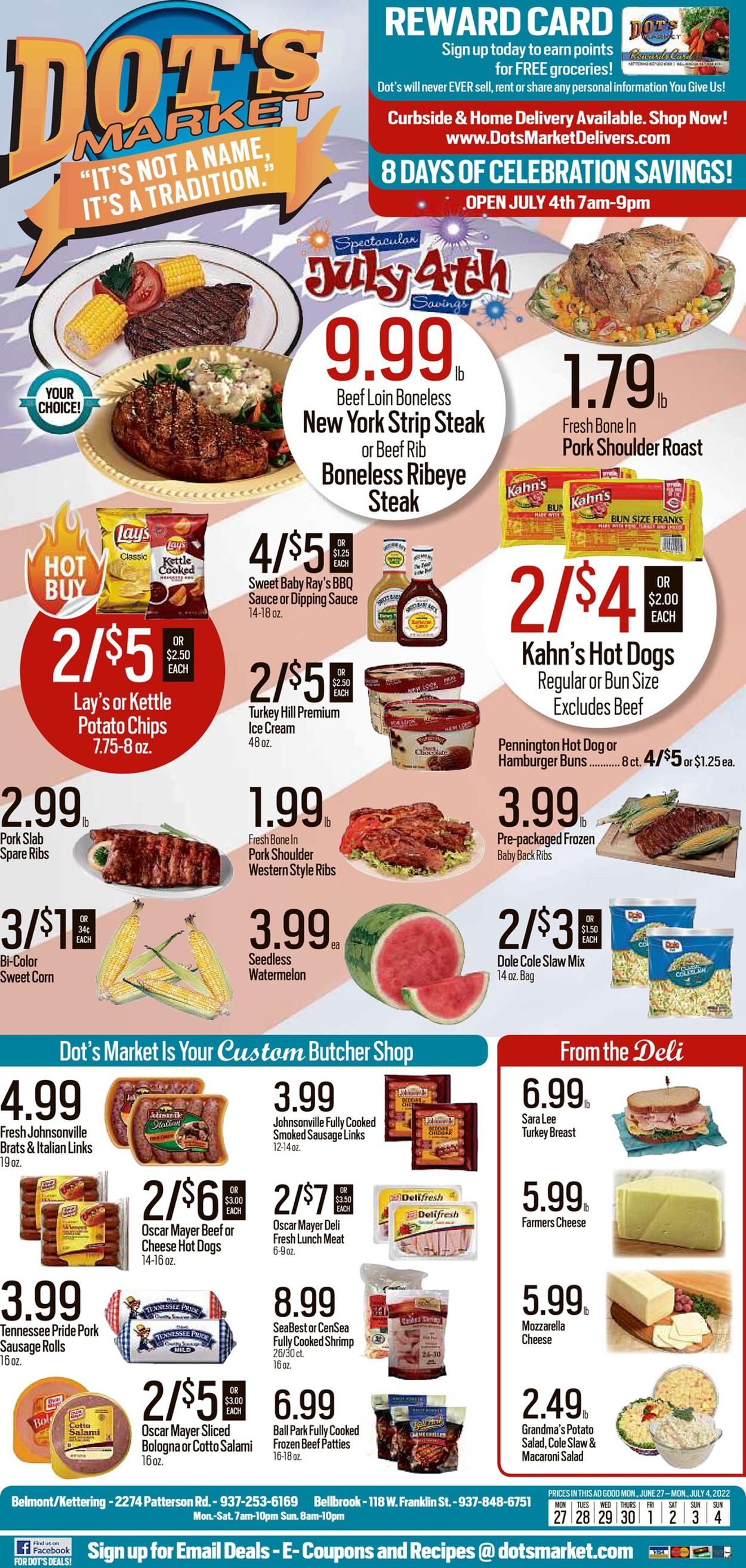 Dot's Market Ad from 06/27/2022