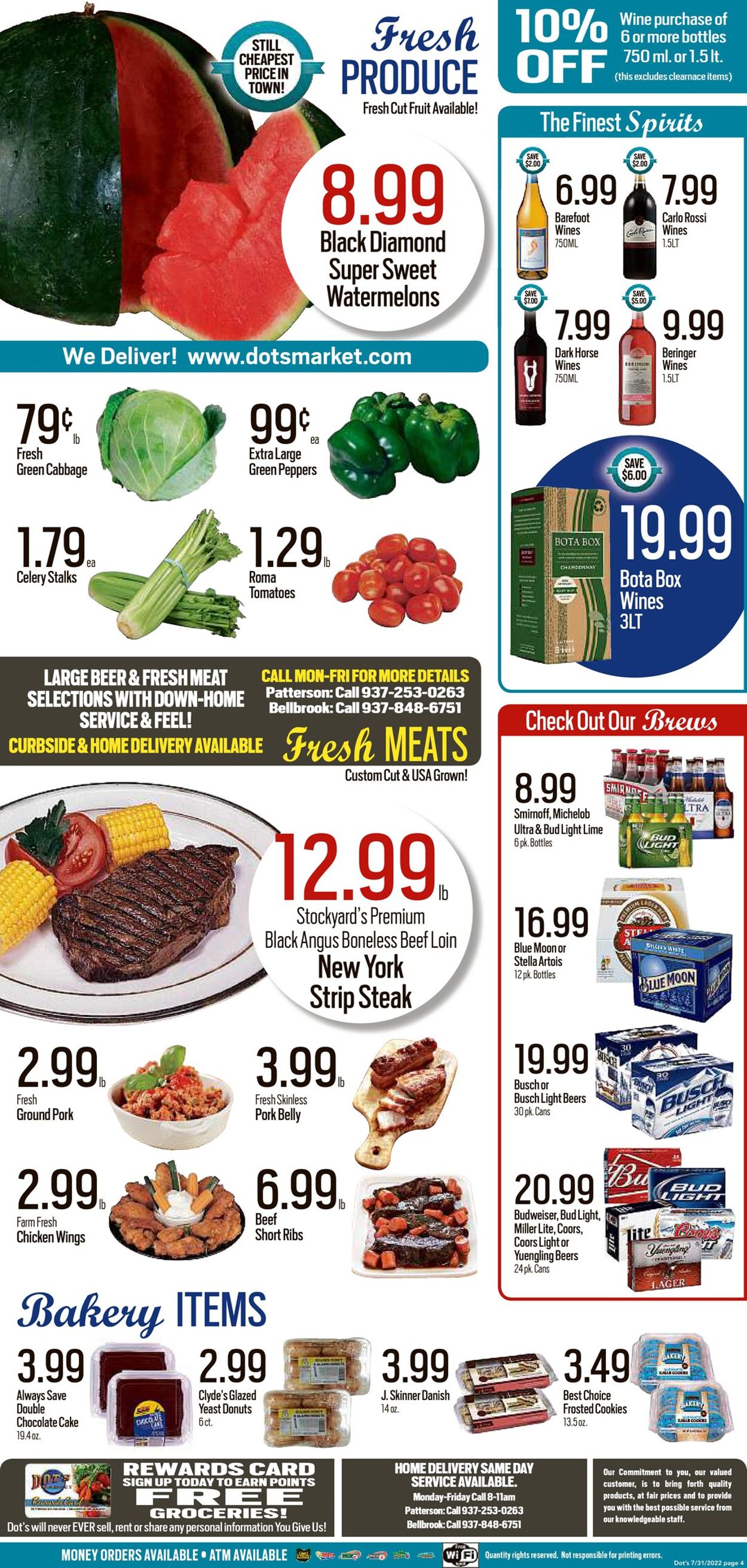 Dot's Market Ad from 08/01/2022