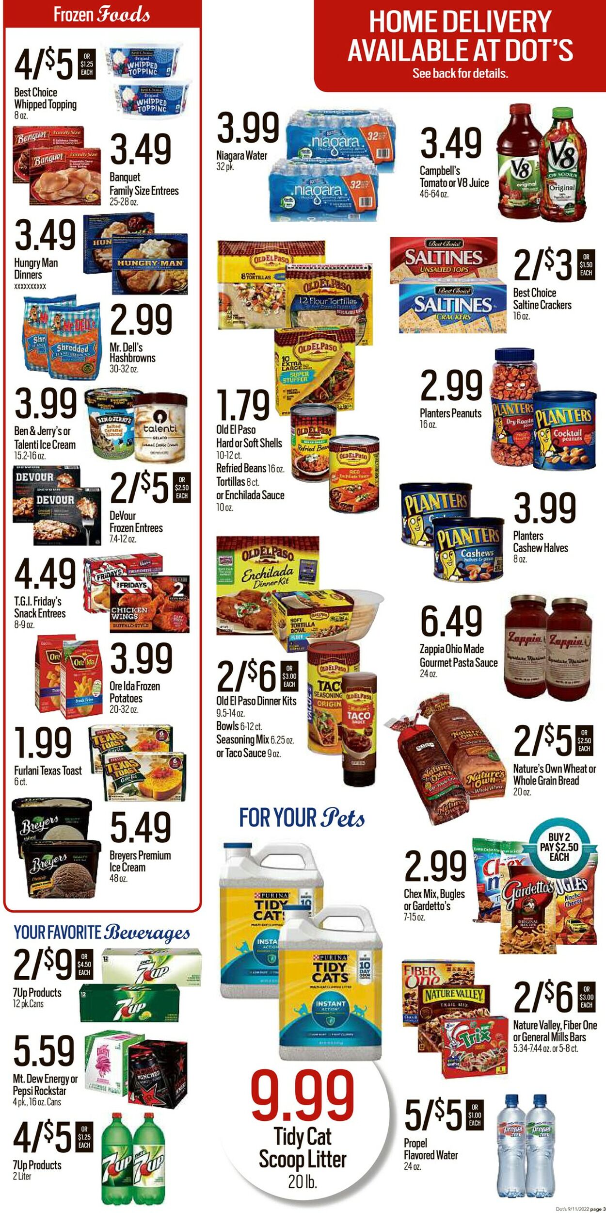 Dot's Market Ad from 09/12/2022