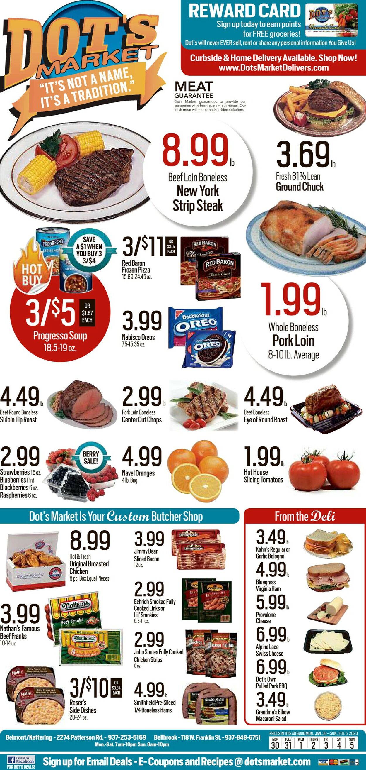 Dot's Market Ad from 01/30/2023