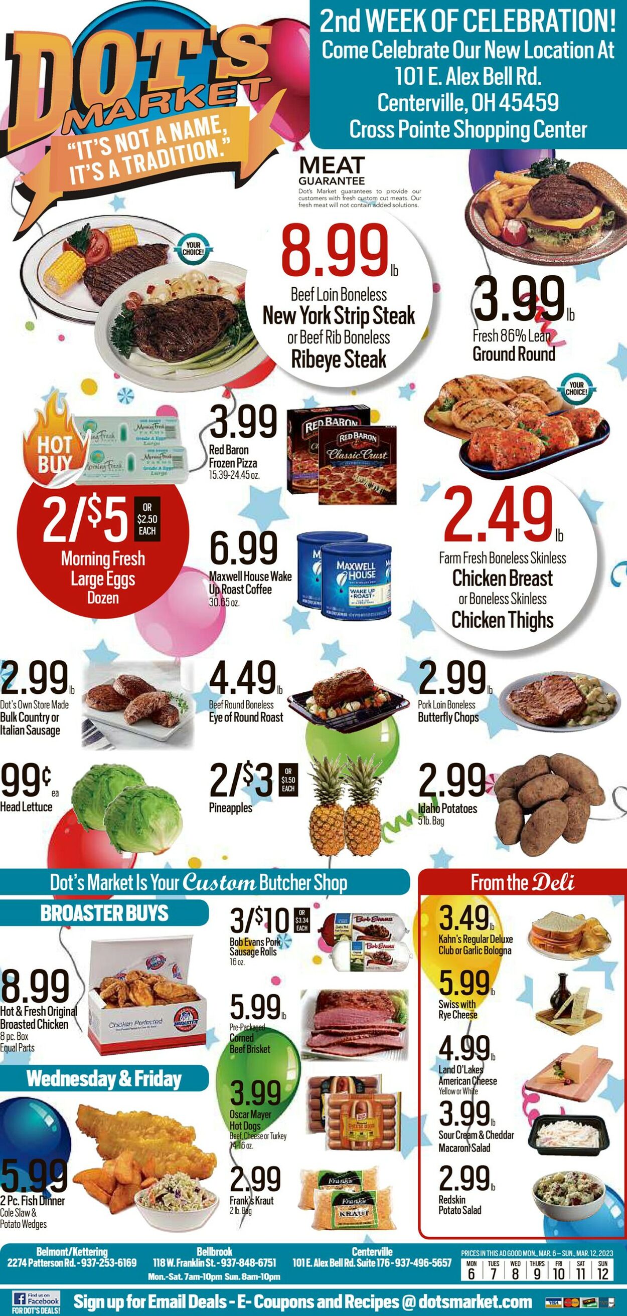 Dot's Market Ad from 03/06/2023