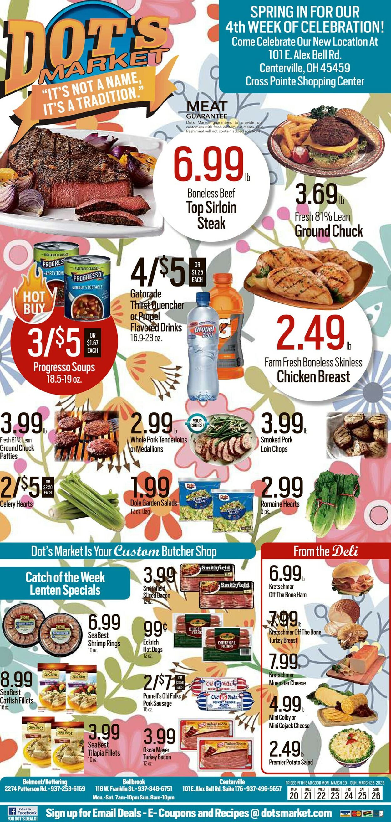 Dot's Market Ad from 03/20/2023