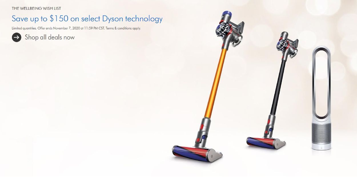 Dyson Ad from 11/05/2020
