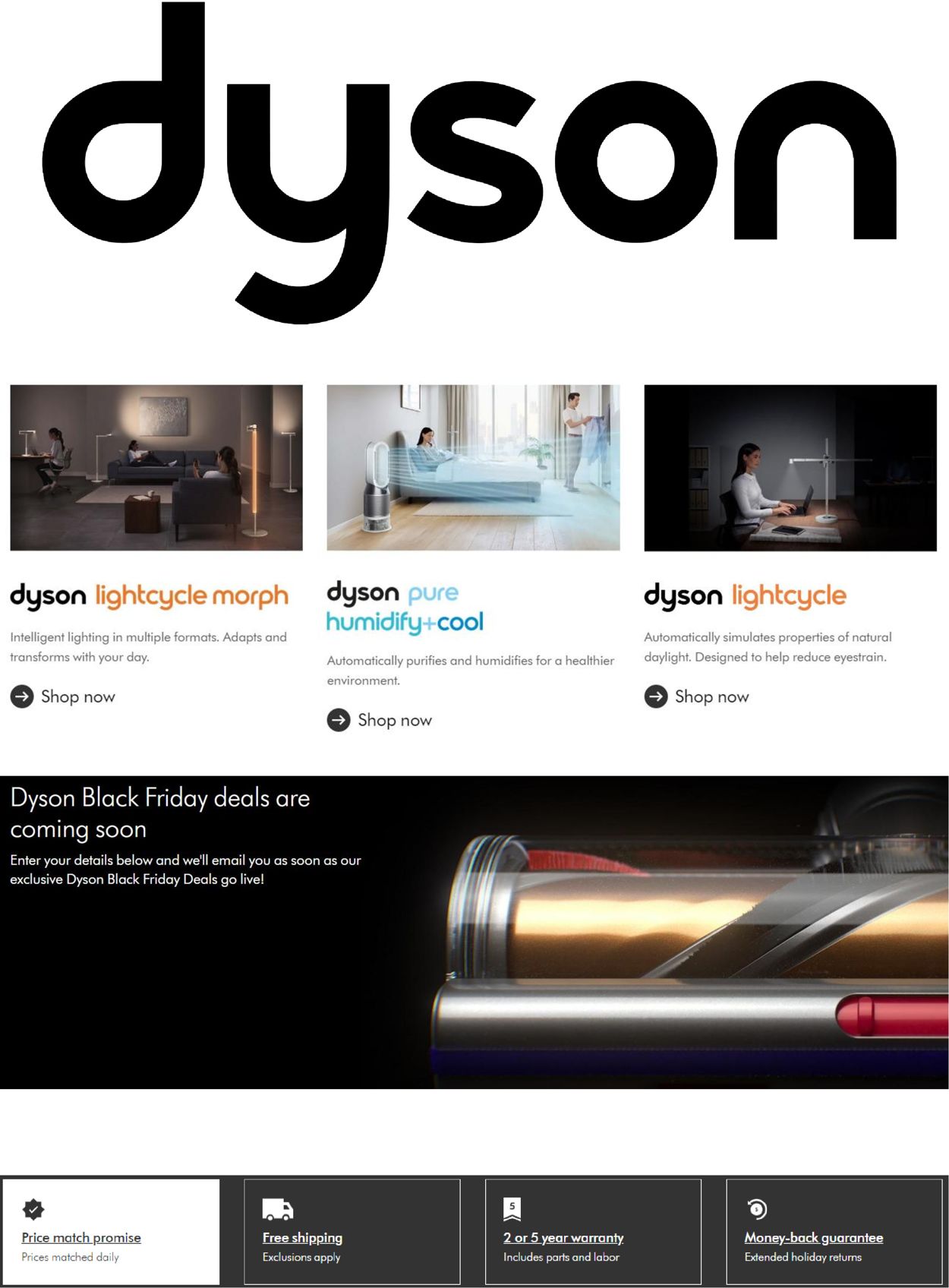 Dyson Ad from 11/16/2021