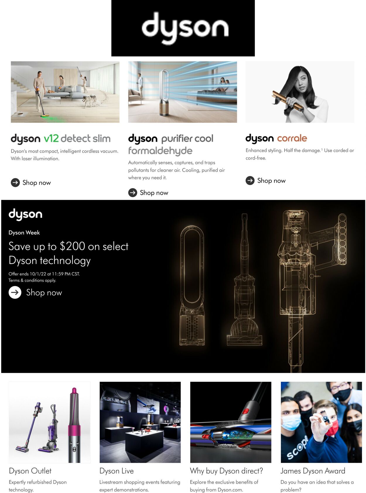 Dyson Ad from 09/21/2022