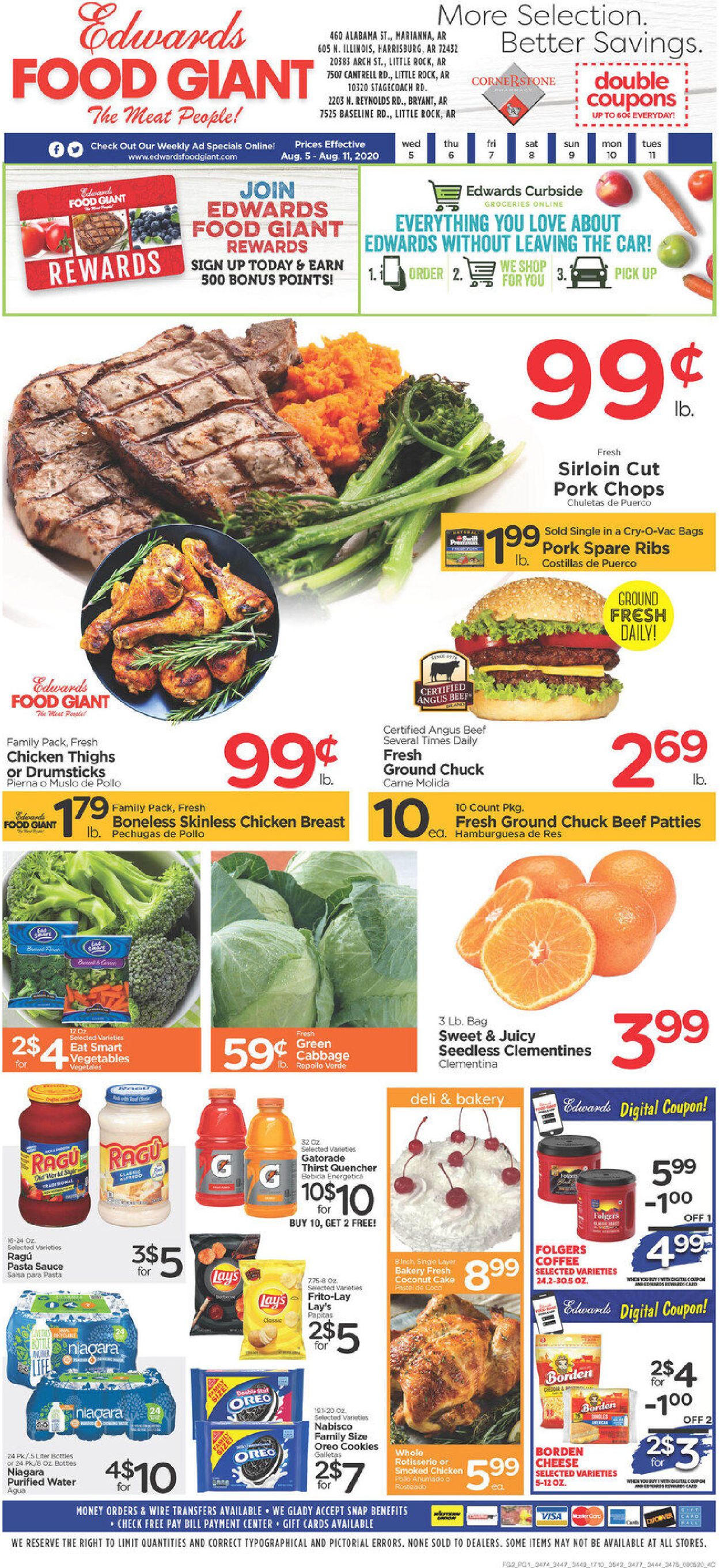 Edwards Food Giant Ad from 08/05/2020