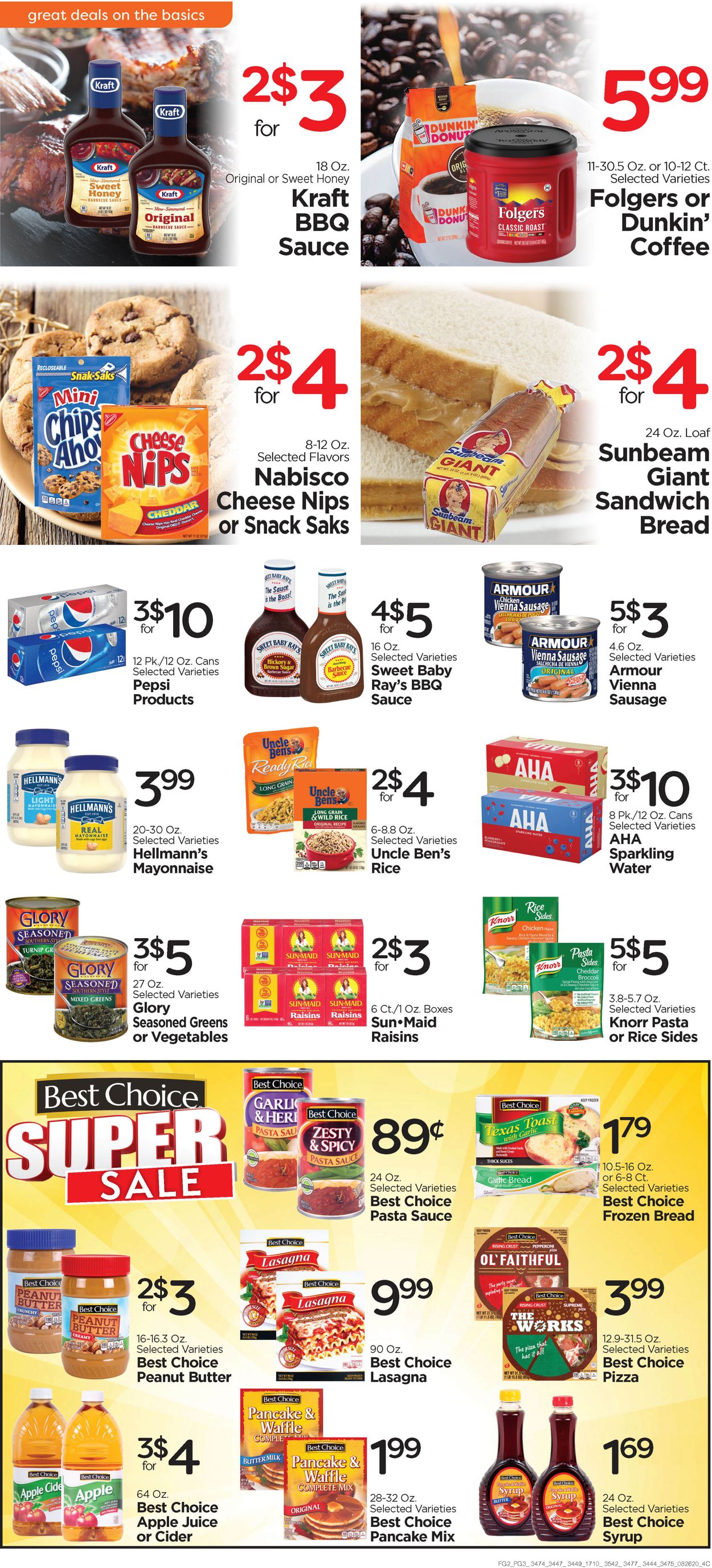 Edwards Food Giant Ad from 08/26/2020