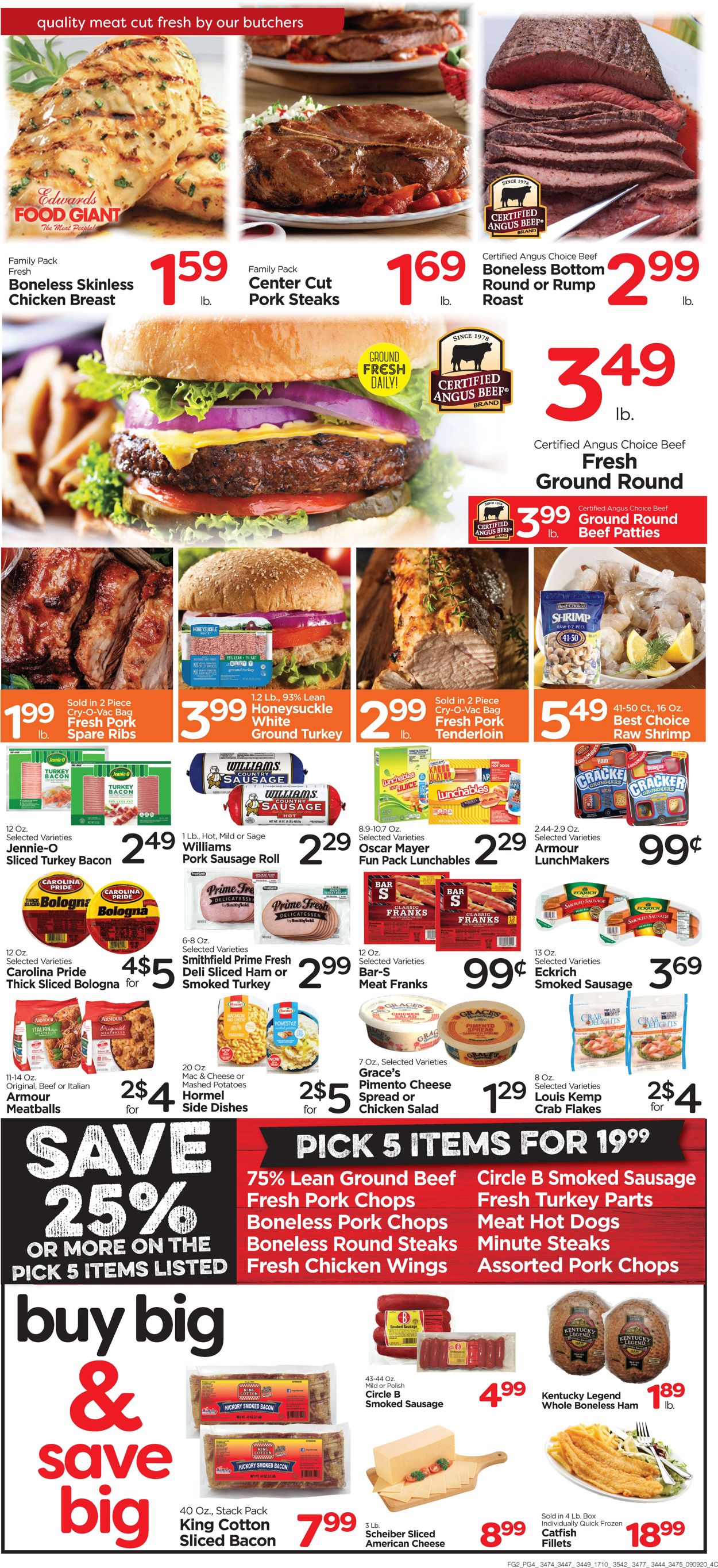 Edwards Food Giant Ad from 09/09/2020