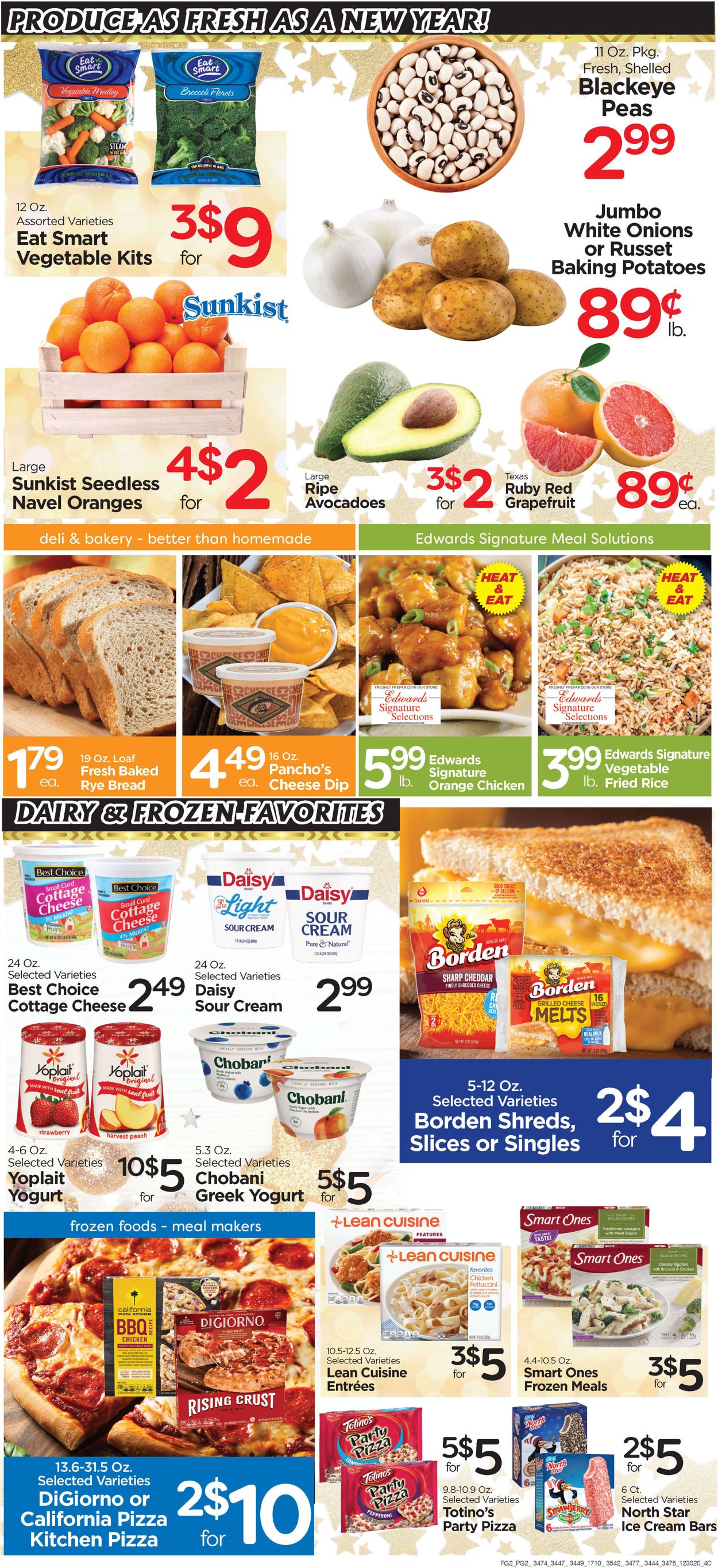 Edwards Food Giant Ad from 12/30/2020