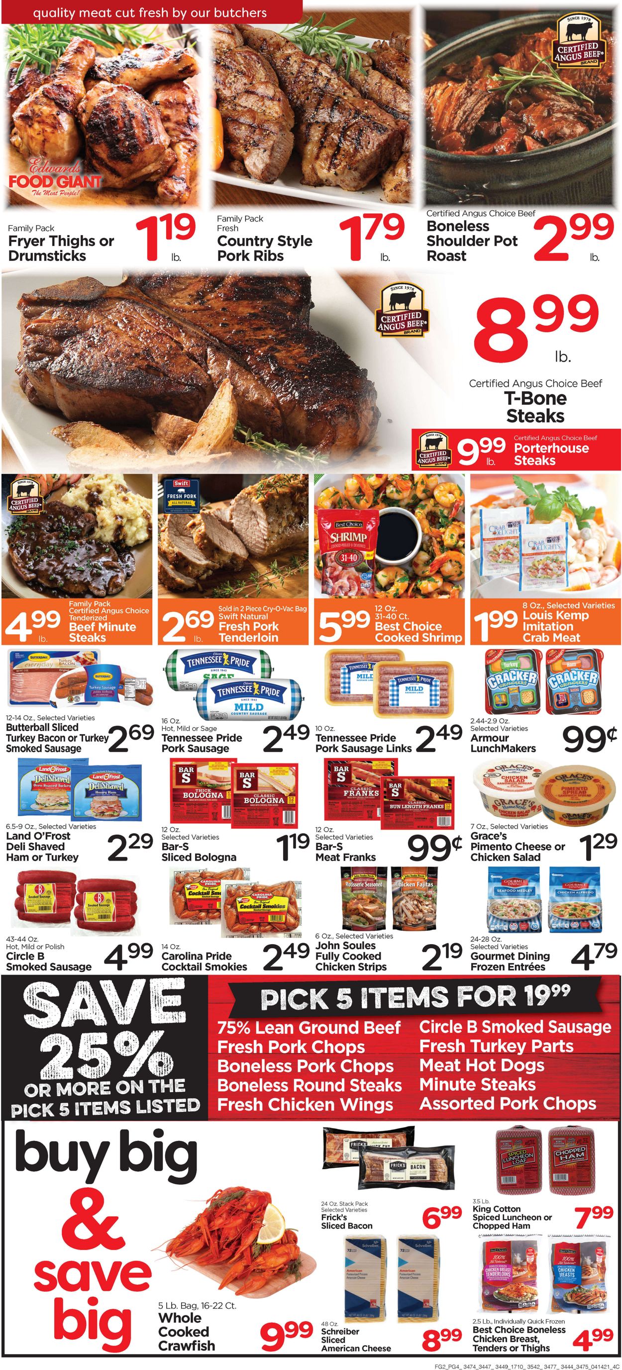 Edwards Food Giant Ad from 04/14/2021
