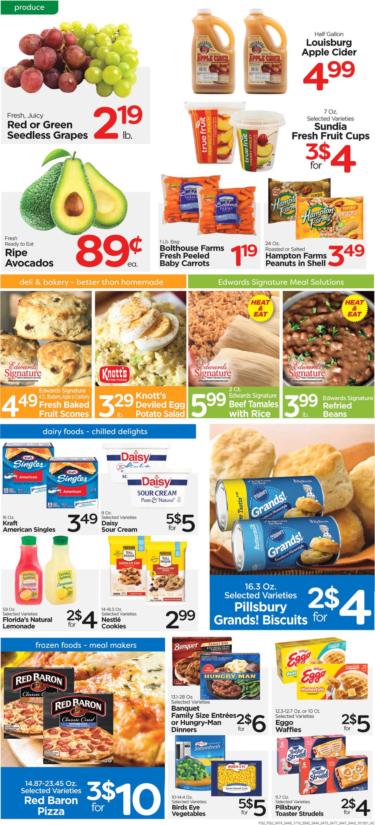 Edwards Food Giant Ad from 10/13/2021