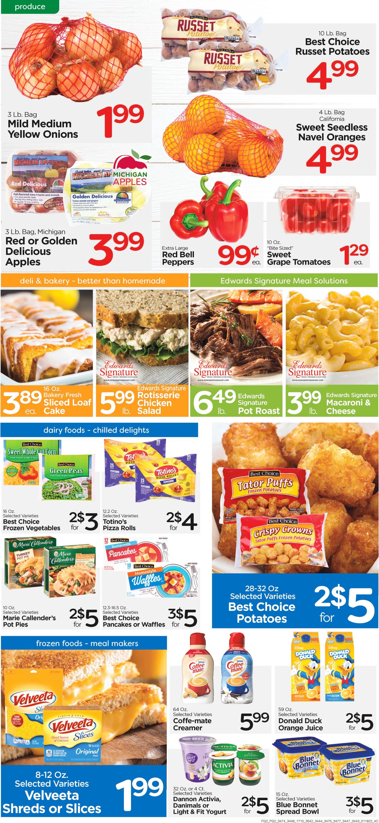 Edwards Food Giant Ad from 01/19/2022