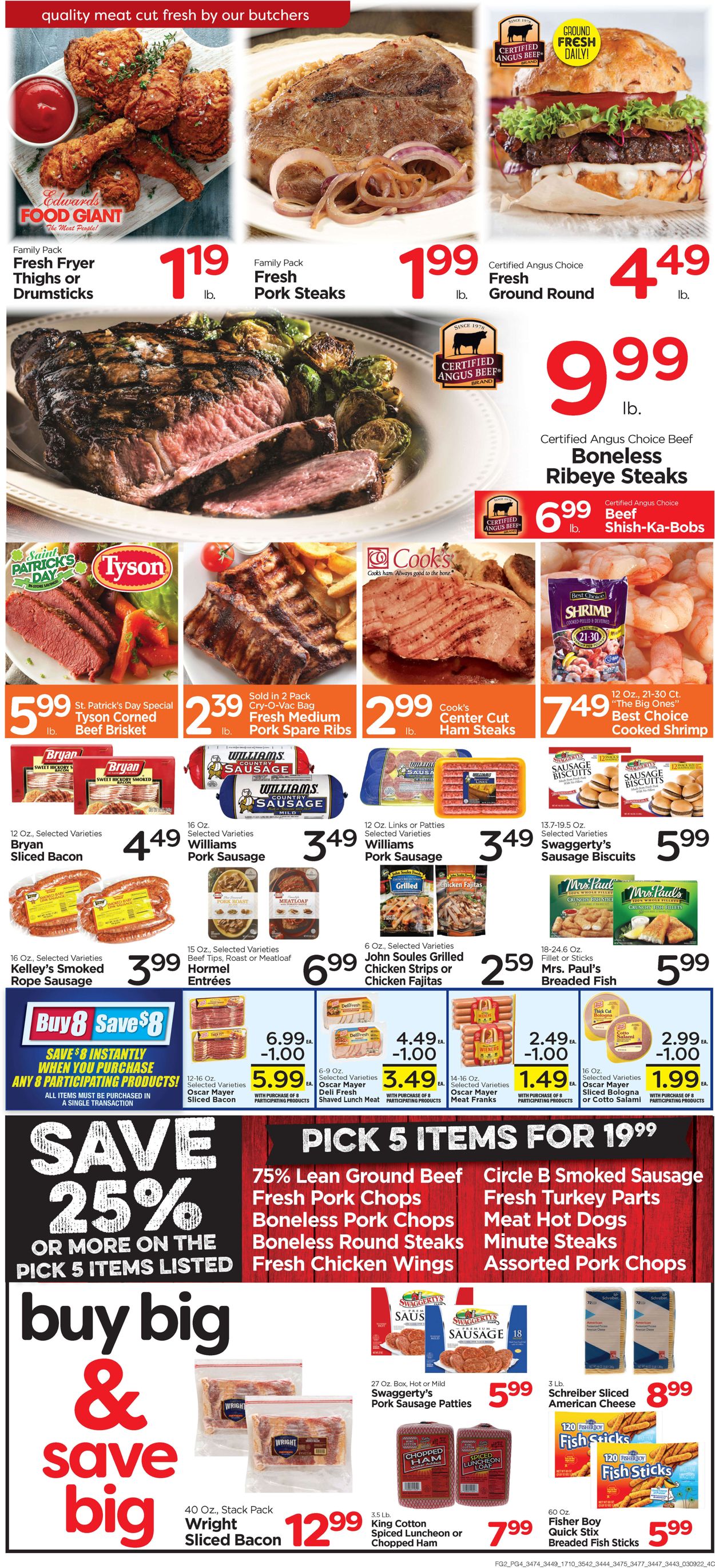 Edwards Food Giant Ad from 03/09/2022
