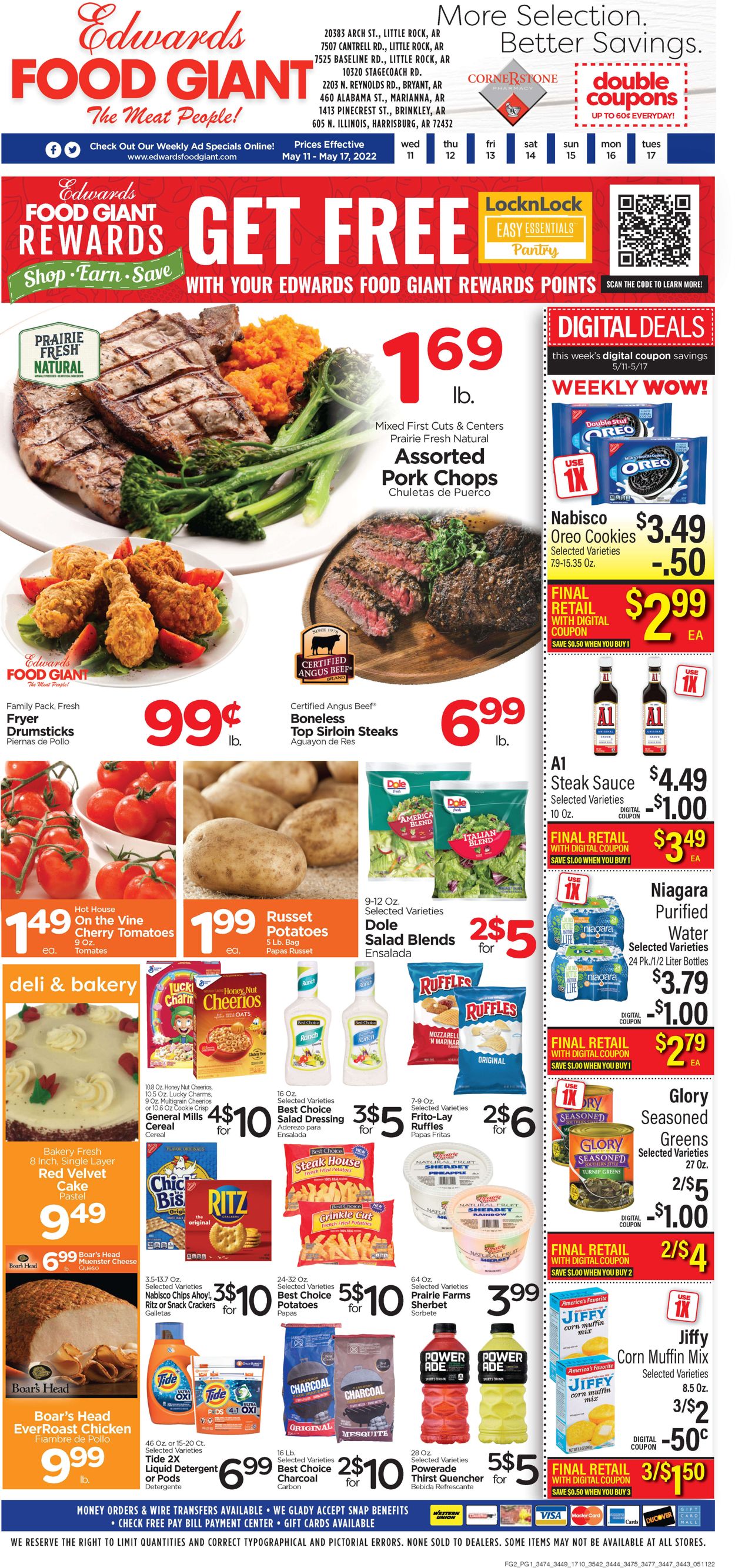 Edwards Food Giant Ad from 05/11/2022