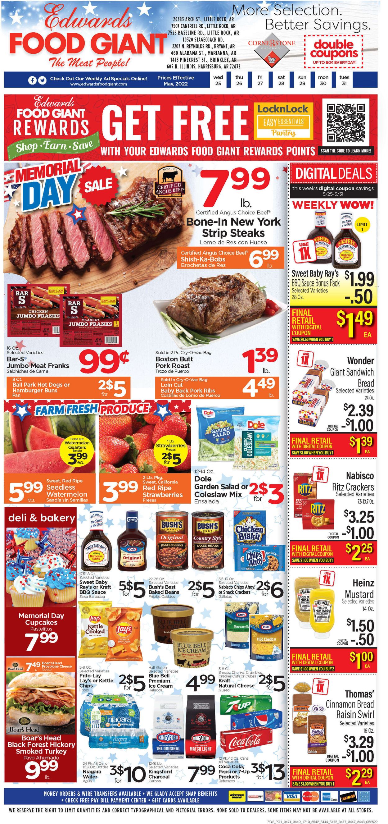 Edwards Food Giant Ad from 05/25/2022