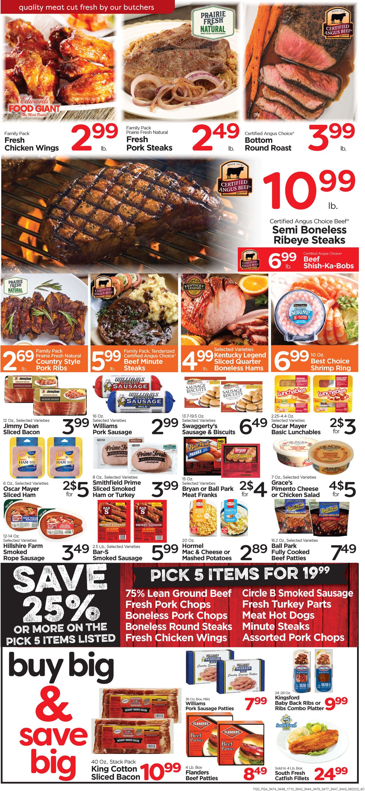 Edwards Food Giant Ad from 06/22/2022