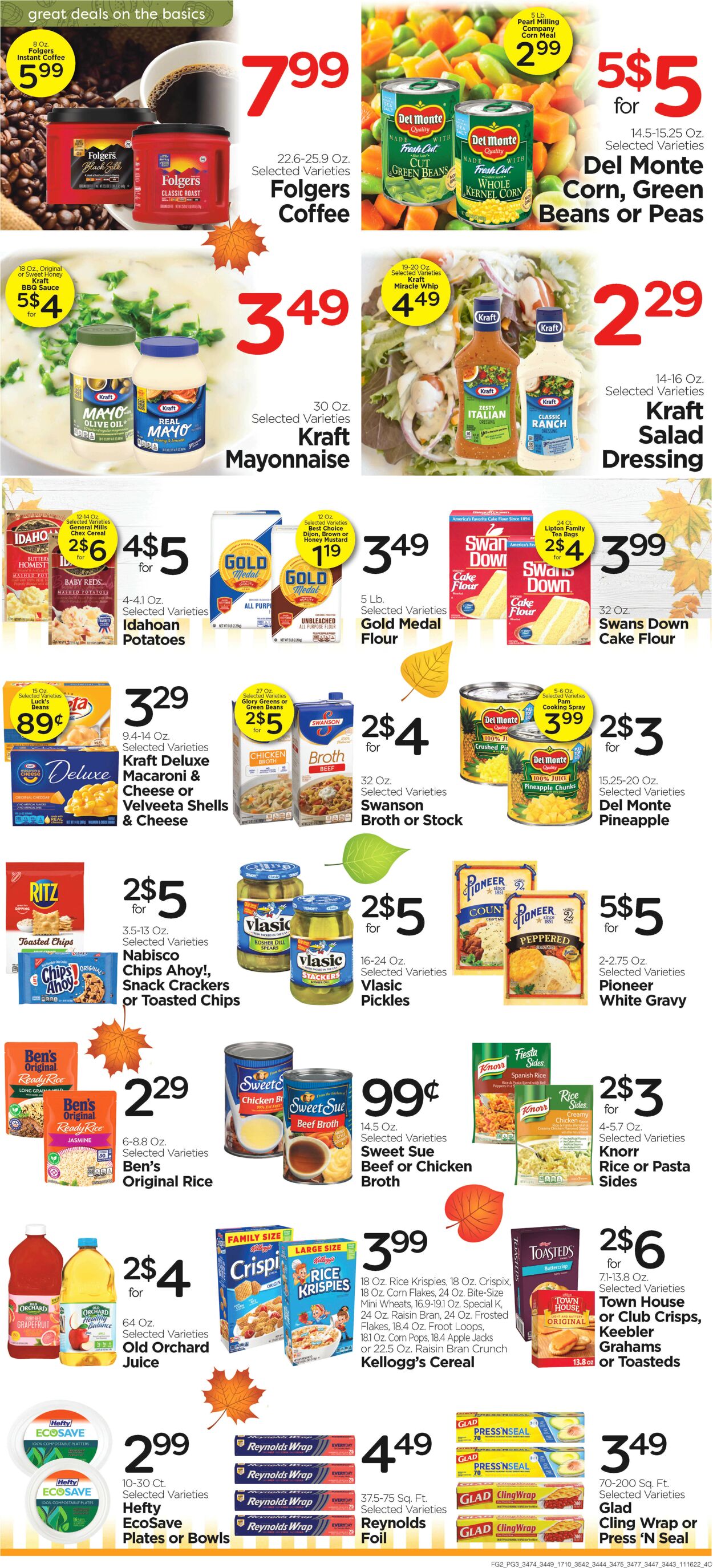 Edwards Food Giant Ad from 11/16/2022