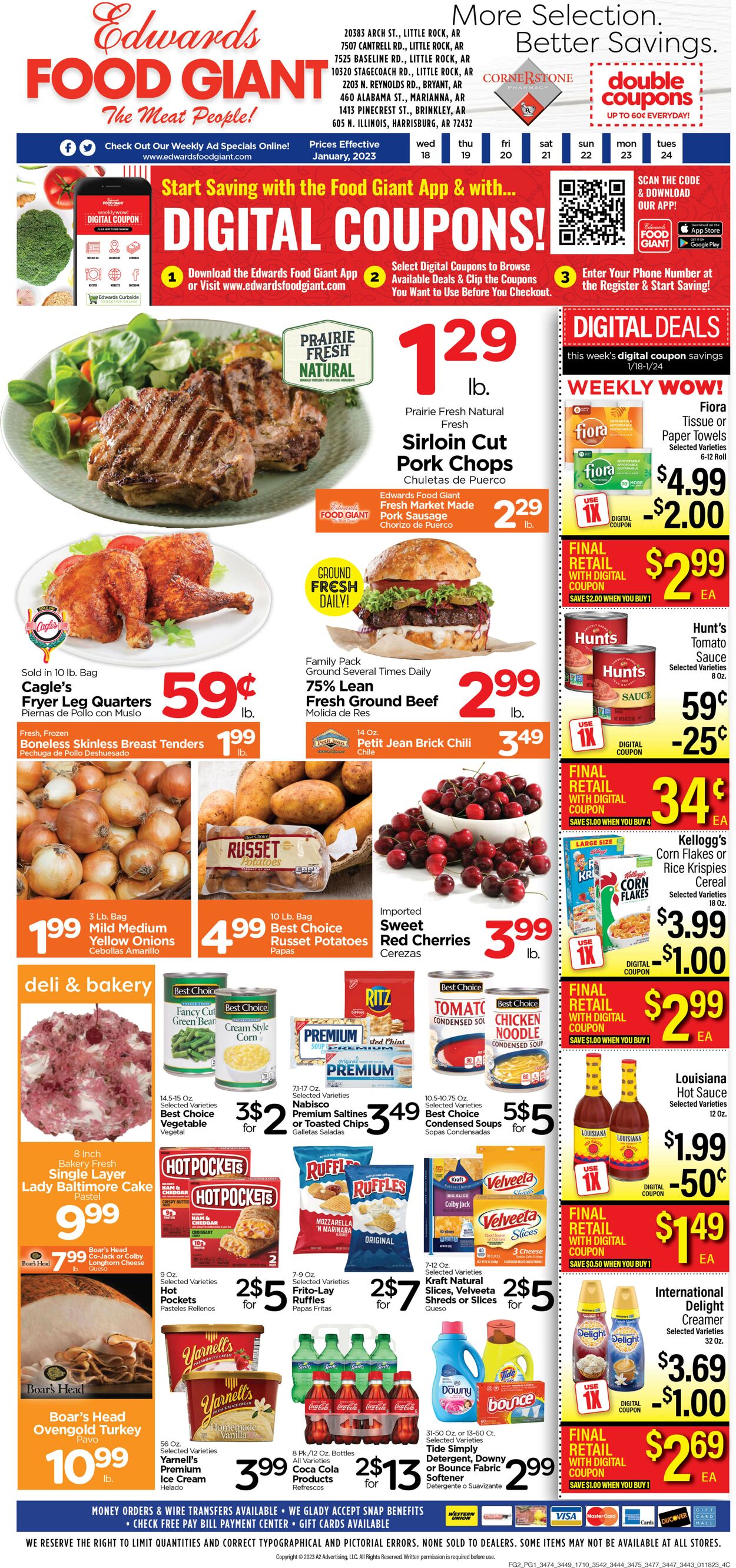 Edwards Food Giant Ad from 01/18/2023