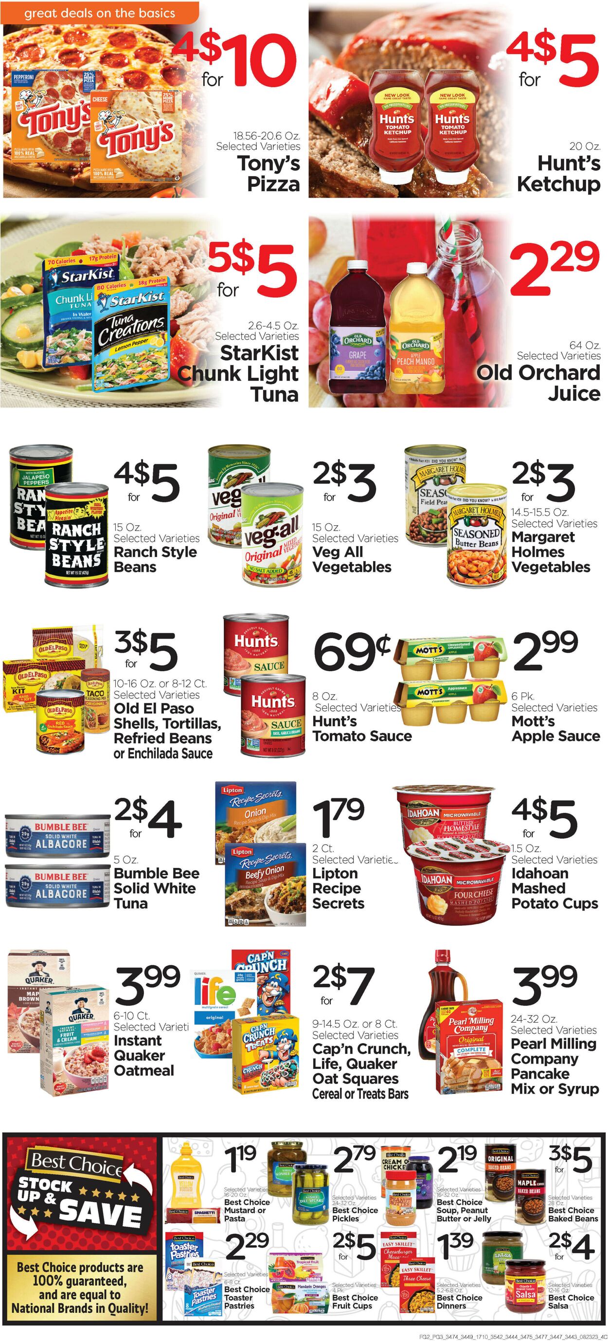 Edwards Food Giant Ad from 08/23/2023