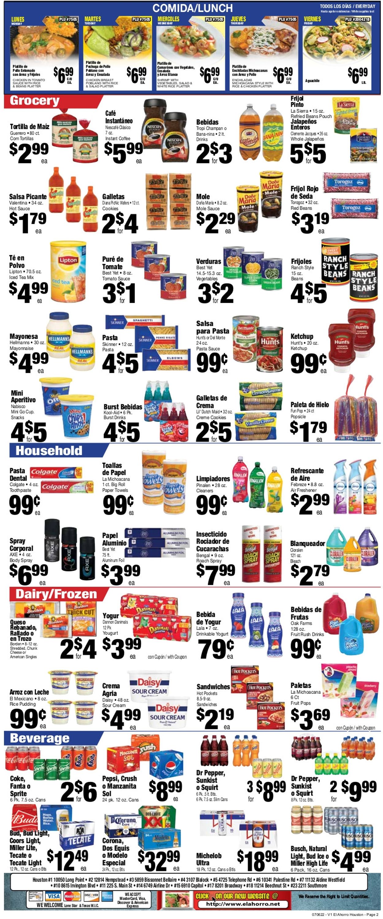 El Ahorro Supermarket Ad from 07/06/2022