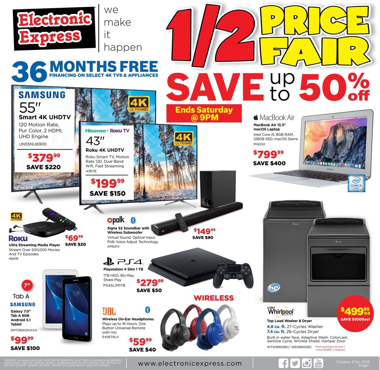 Electronic Express Ad from 10/27/2019