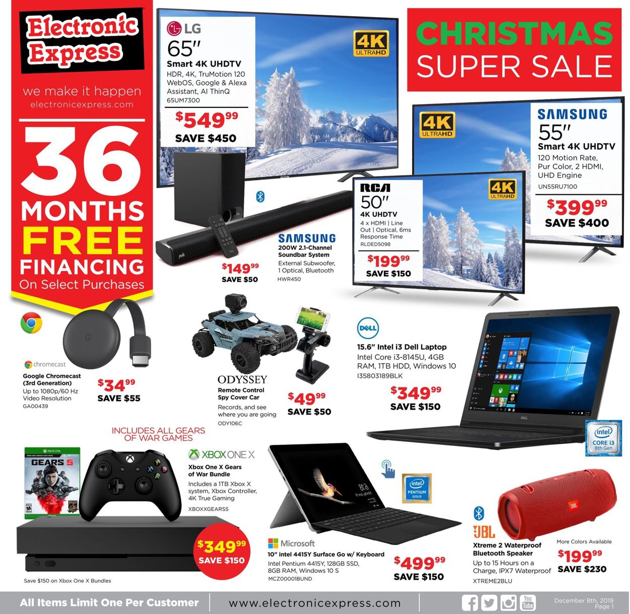 Electronic Express Ad from 12/08/2019