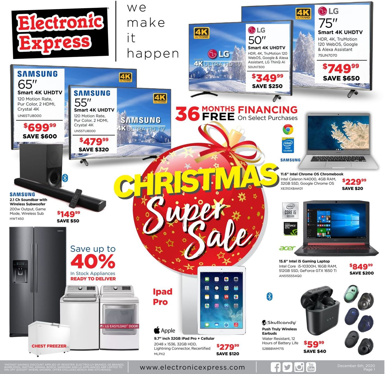 Electronic Express Ad from 12/06/2020