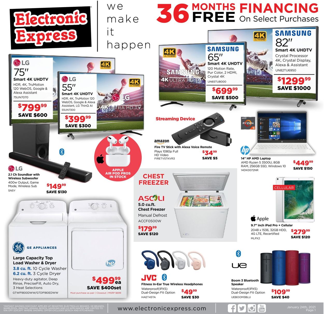 Electronic Express Ad from 01/24/2021