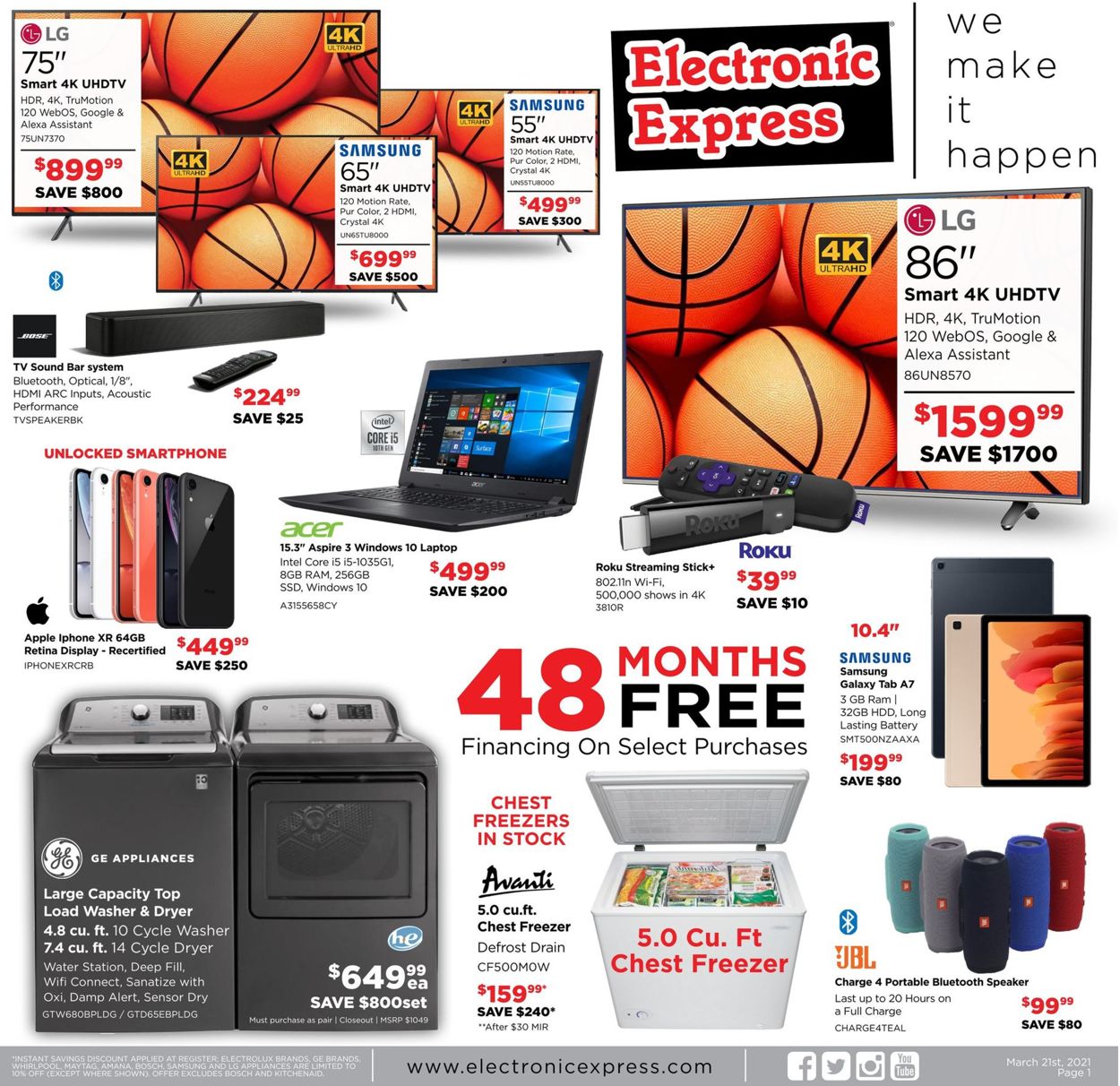 Electronic Express Ad from 03/21/2021