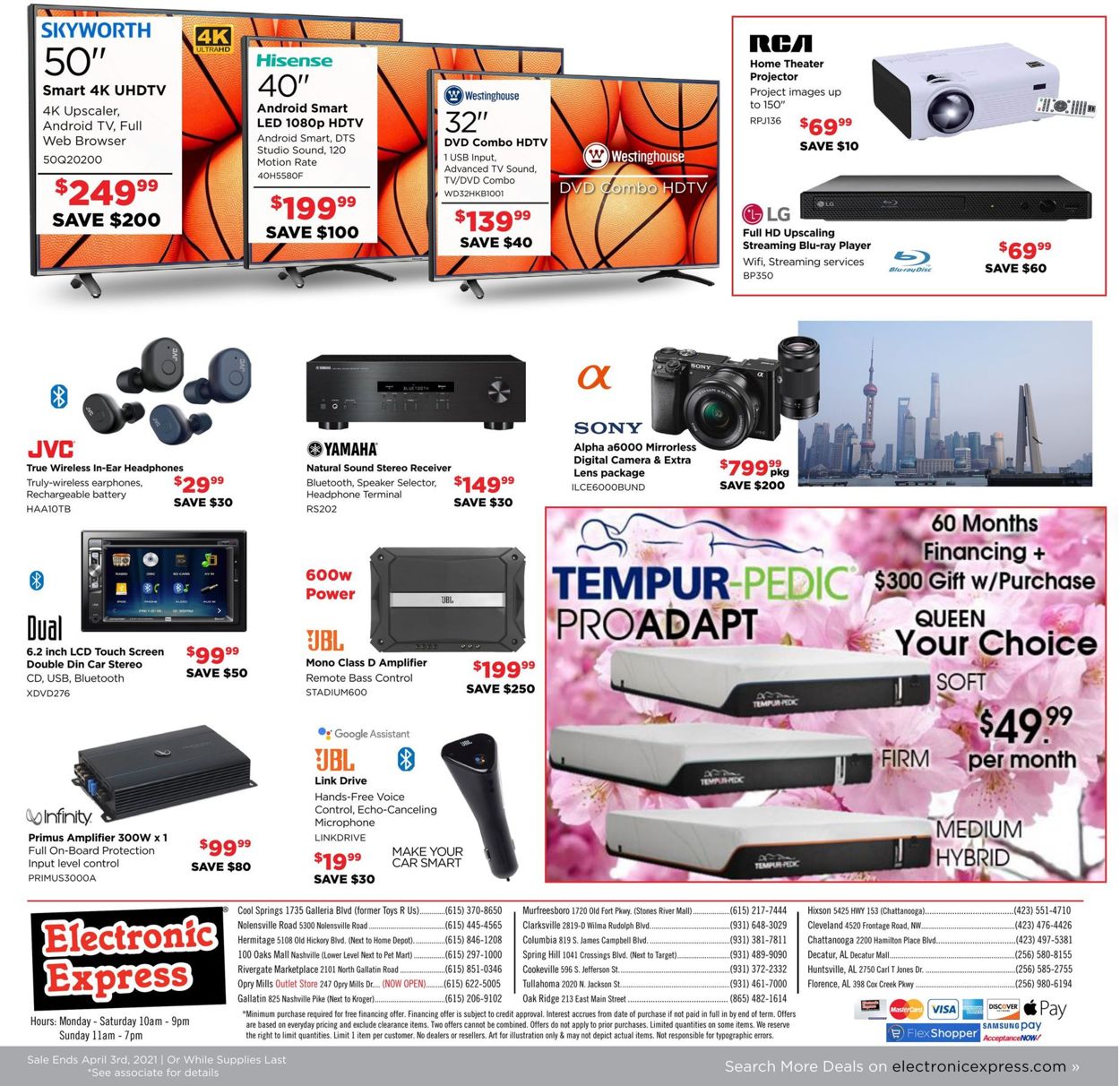 Electronic Express Ad from 03/28/2021