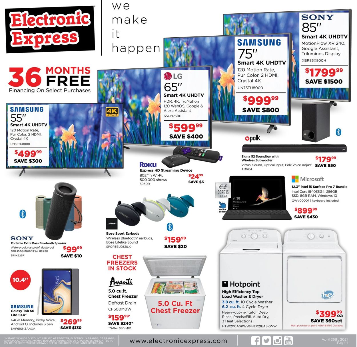 Electronic Express Ad from 04/25/2021