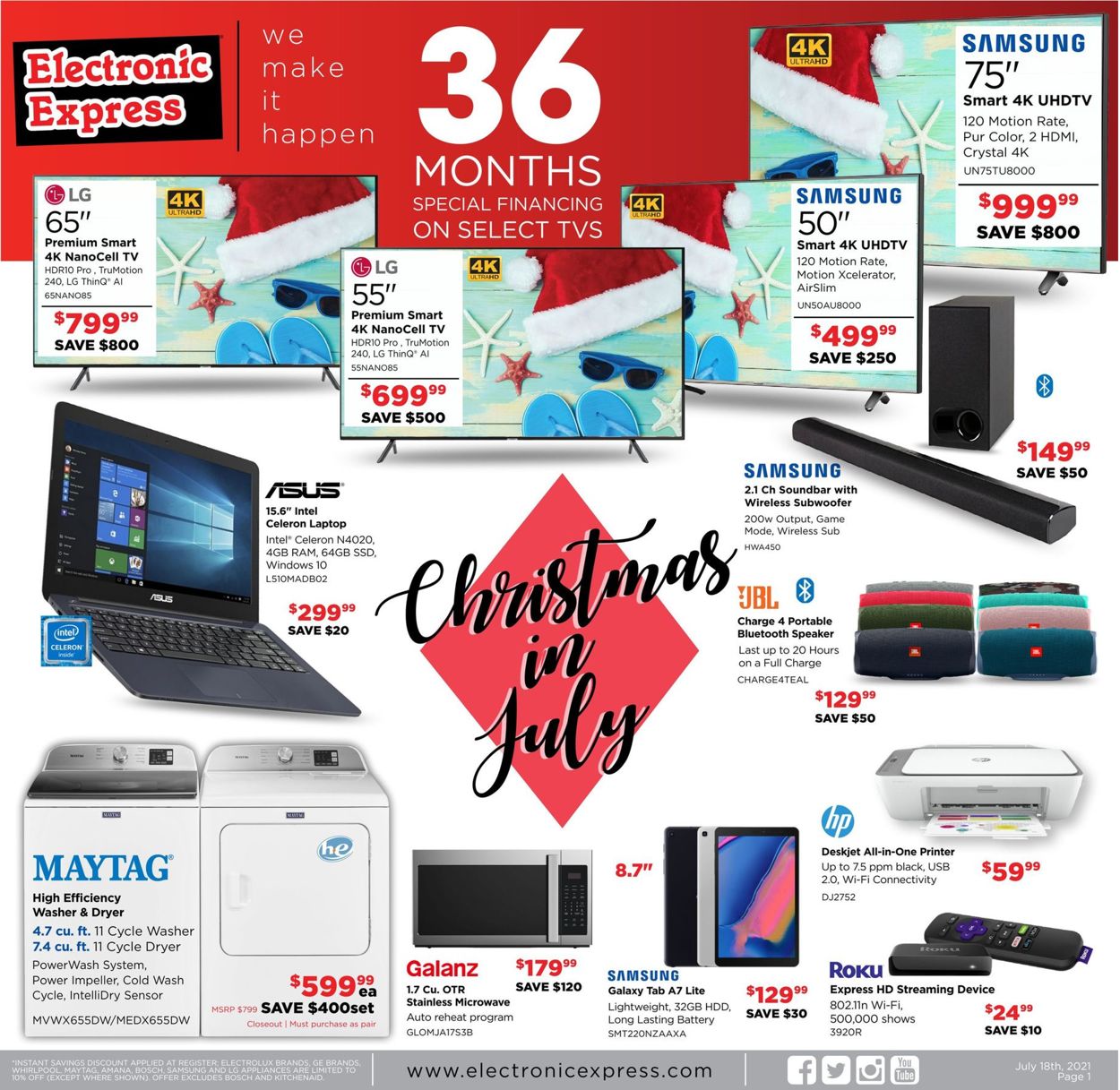 Electronic Express Ad from 07/18/2021