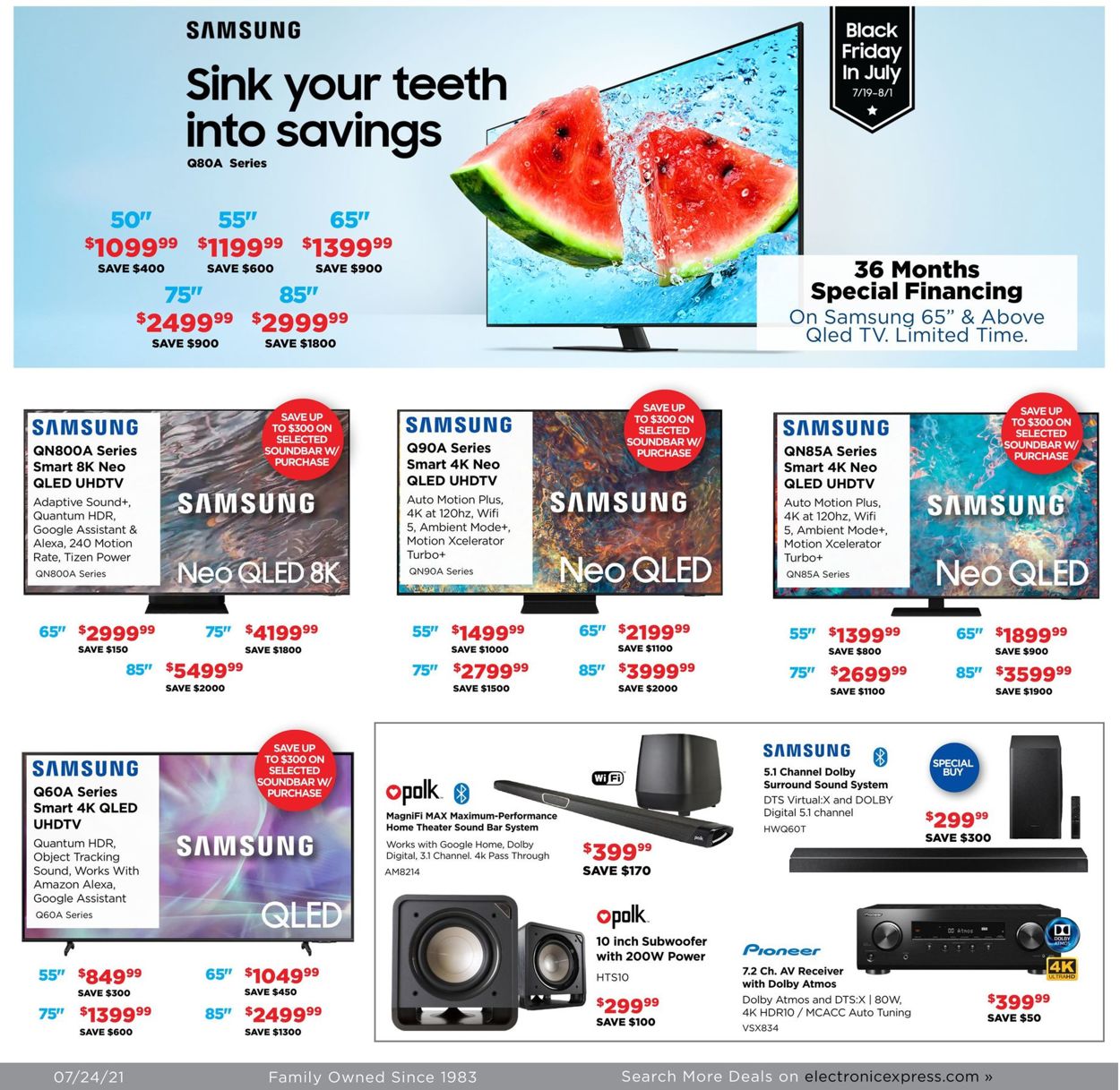 Electronic Express Ad from 07/18/2021