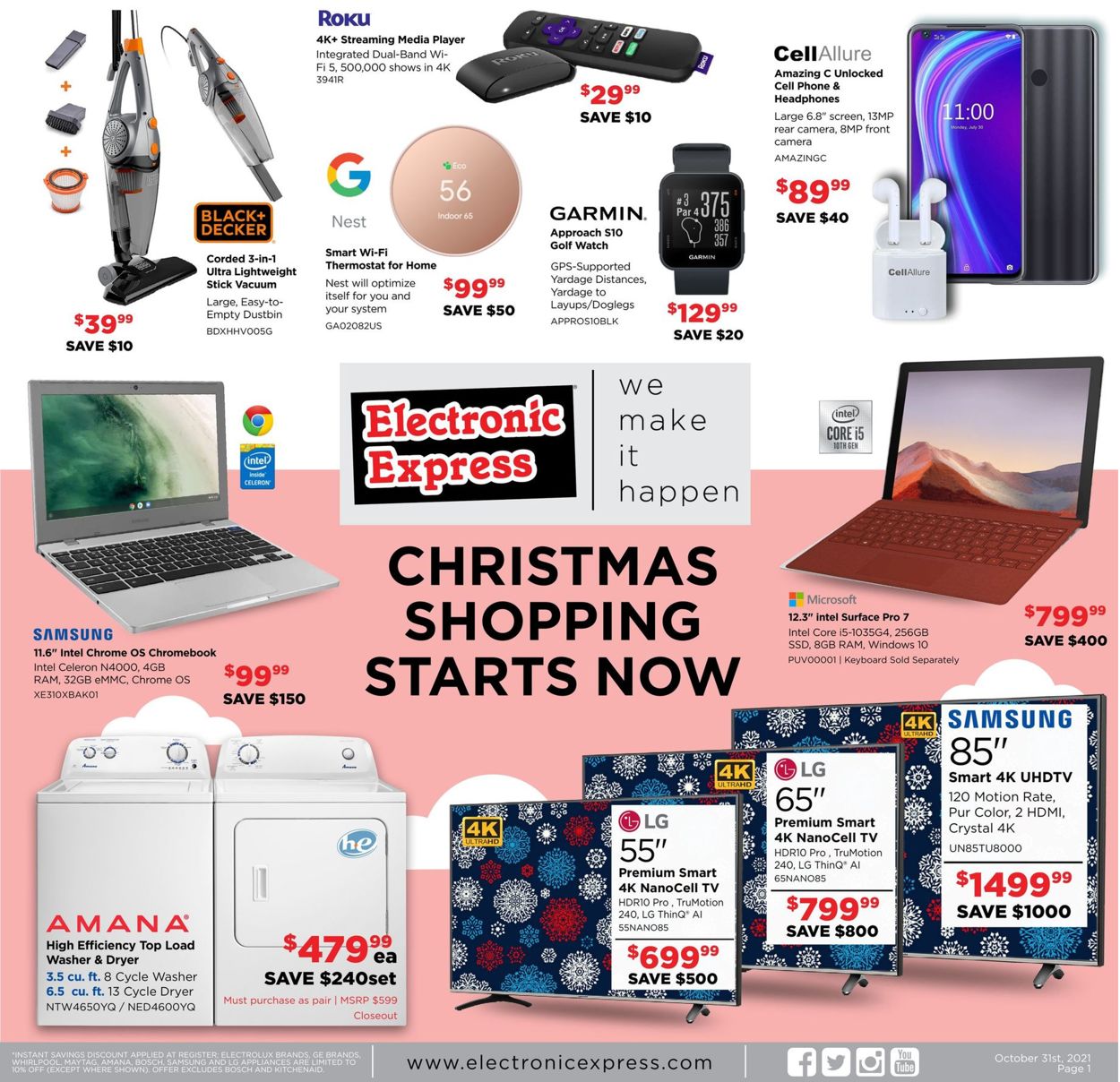 Electronic Express Ad from 10/31/2021