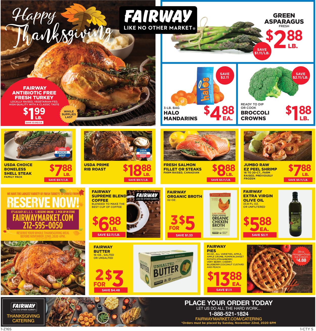 Fairway Market Ad from 11/20/2020
