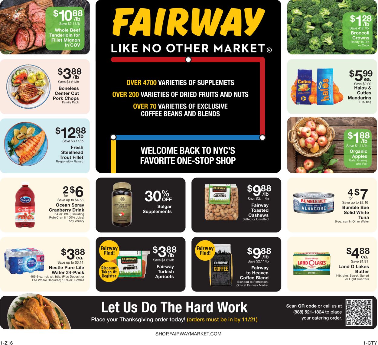 Fairway Market Ad from 10/29/2021