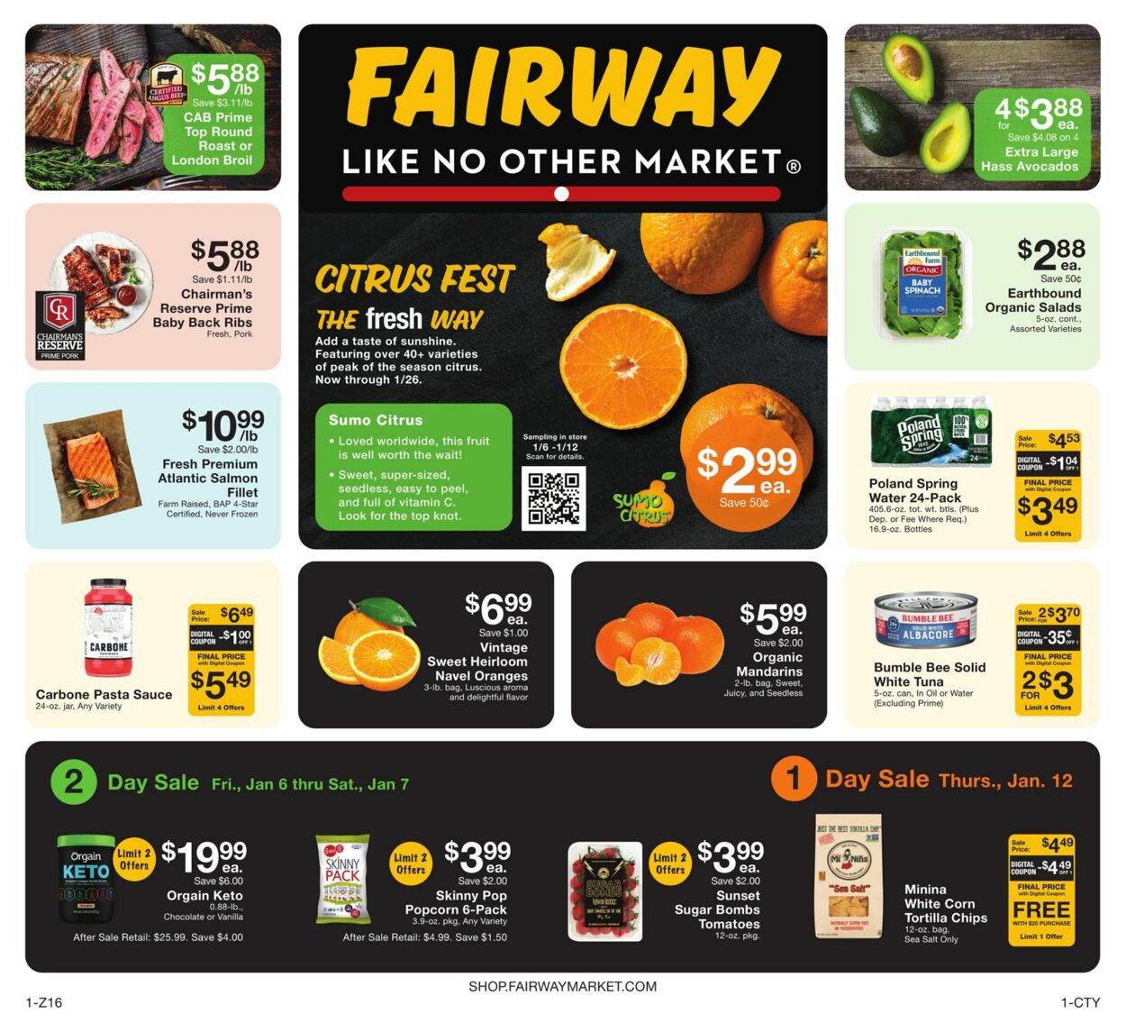 Fairway Market Ad from 01/06/2023