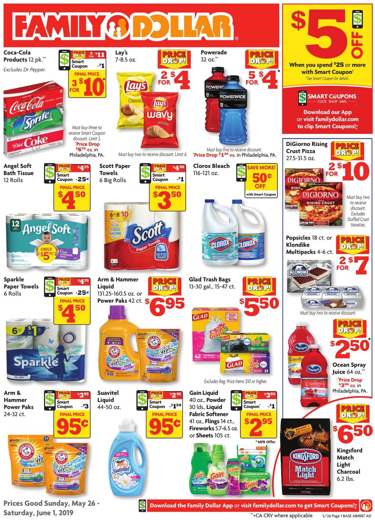 Family Dollar Ad from 05/26/2019