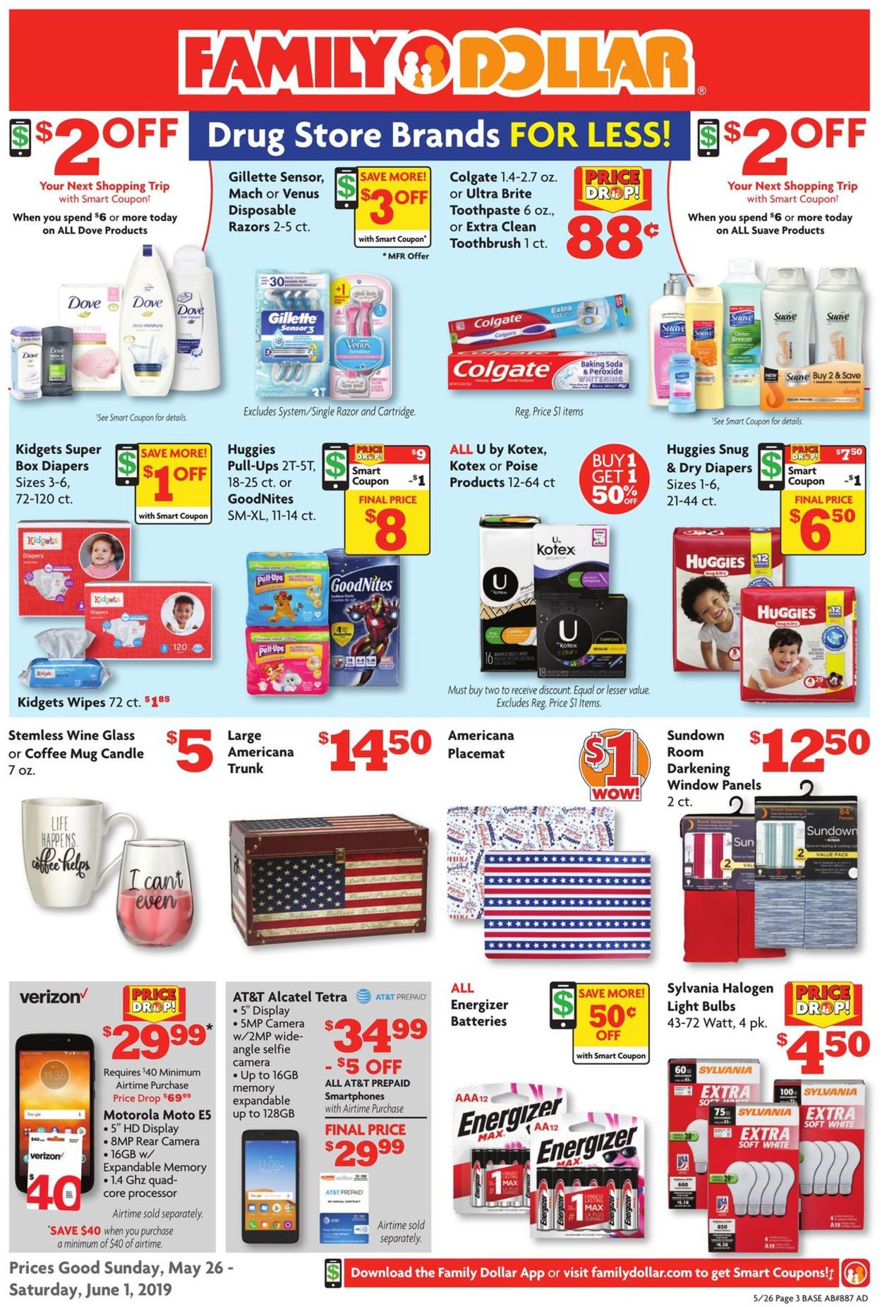 Family Dollar Ad from 05/26/2019