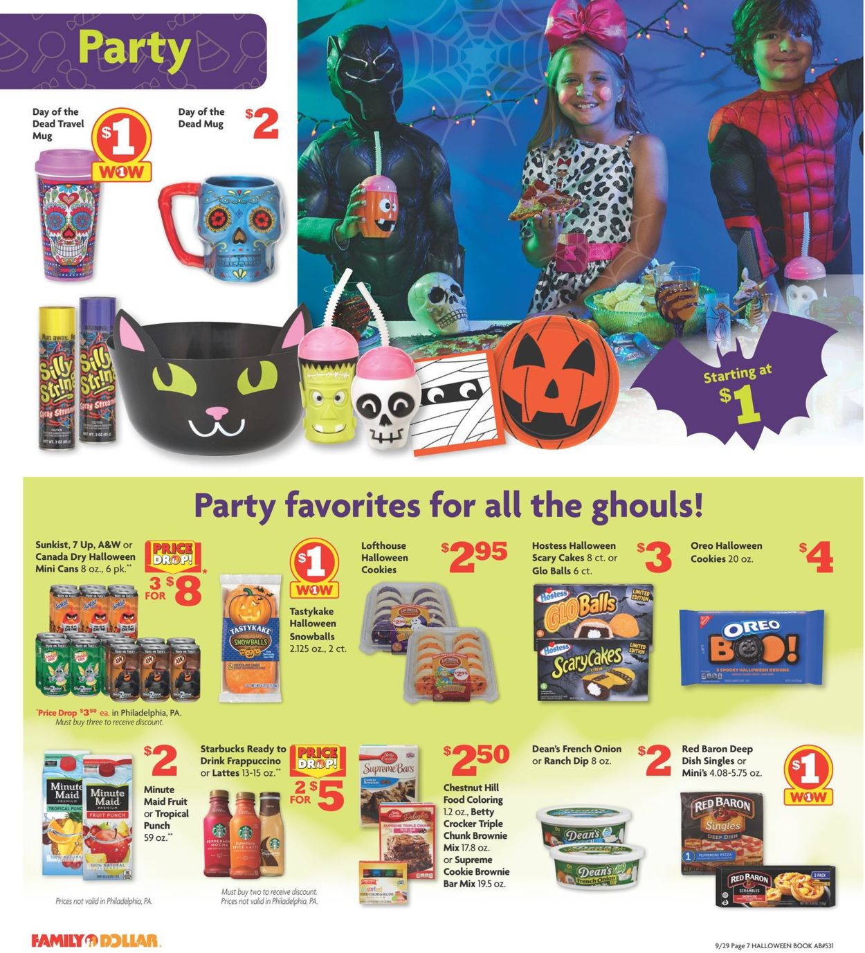 Family Dollar Ad from 09/29/2019