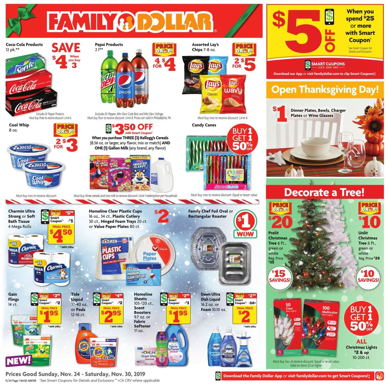 Family Dollar Ad from 11/24/2019