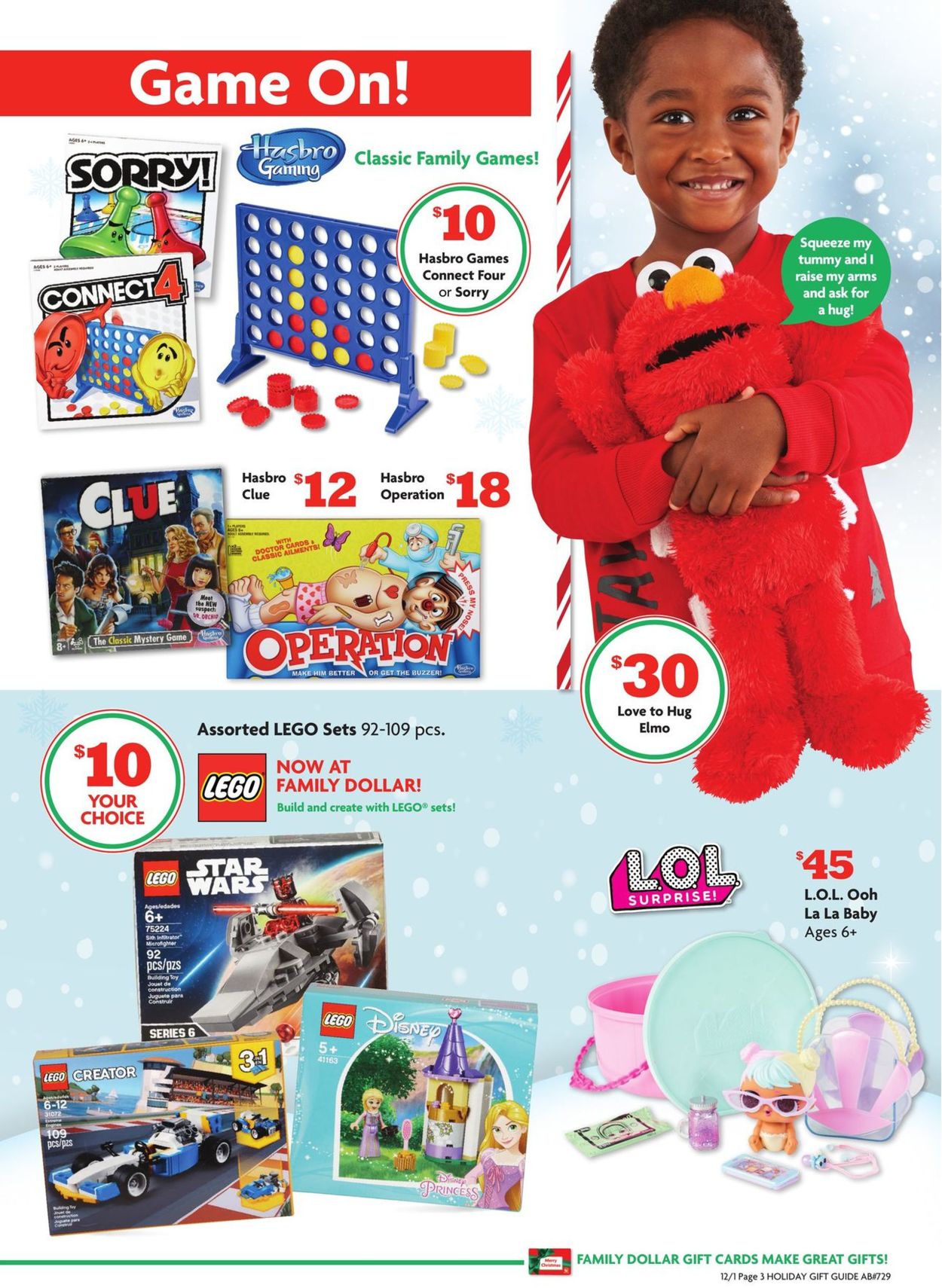 Family Dollar Ad from 12/01/2019