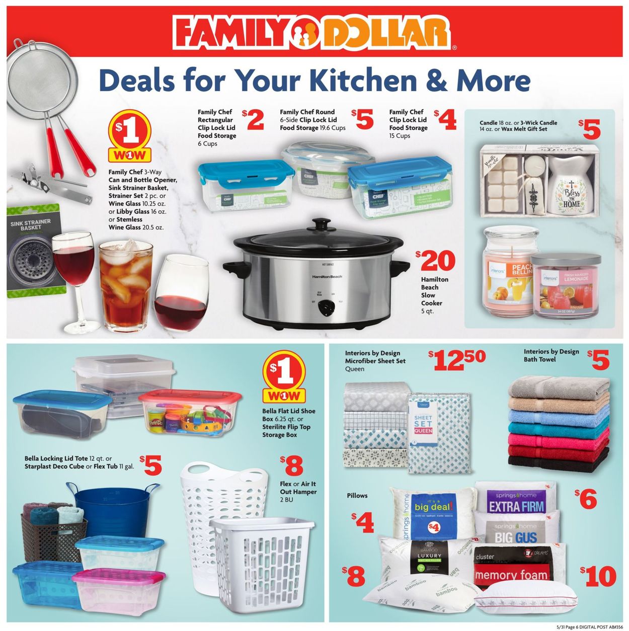 Family Dollar Ad from 05/31/2020