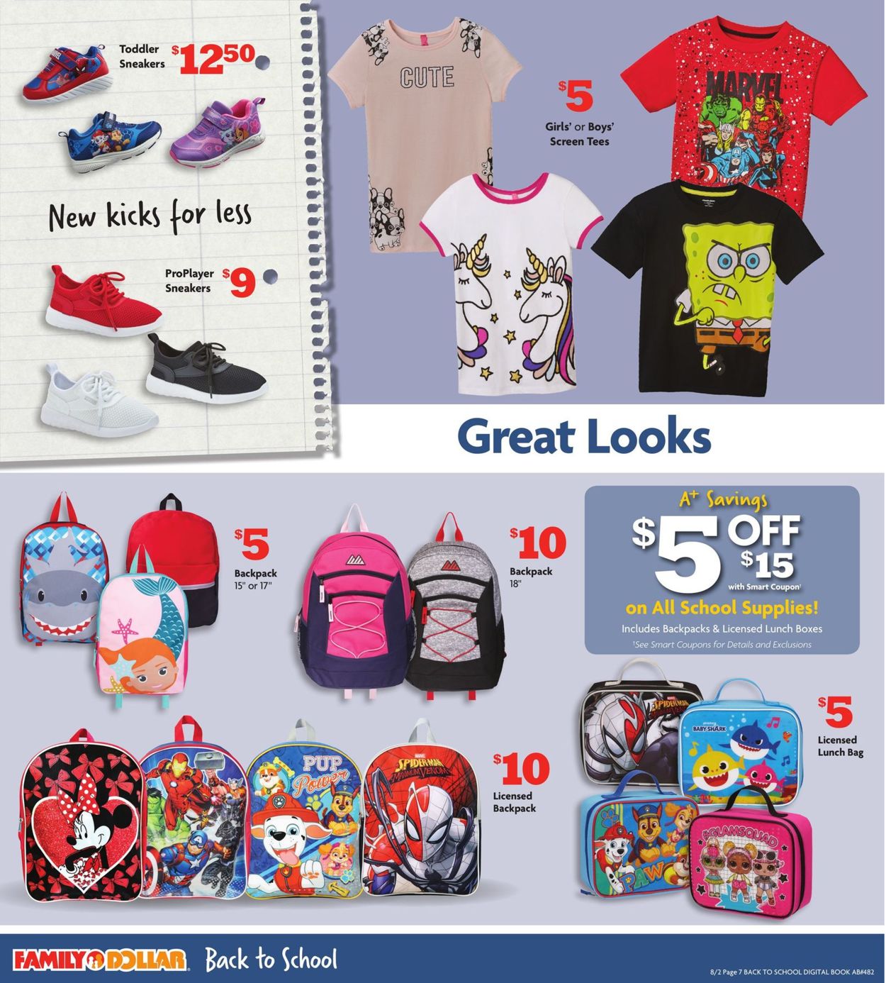 Family Dollar Ad from 08/02/2020